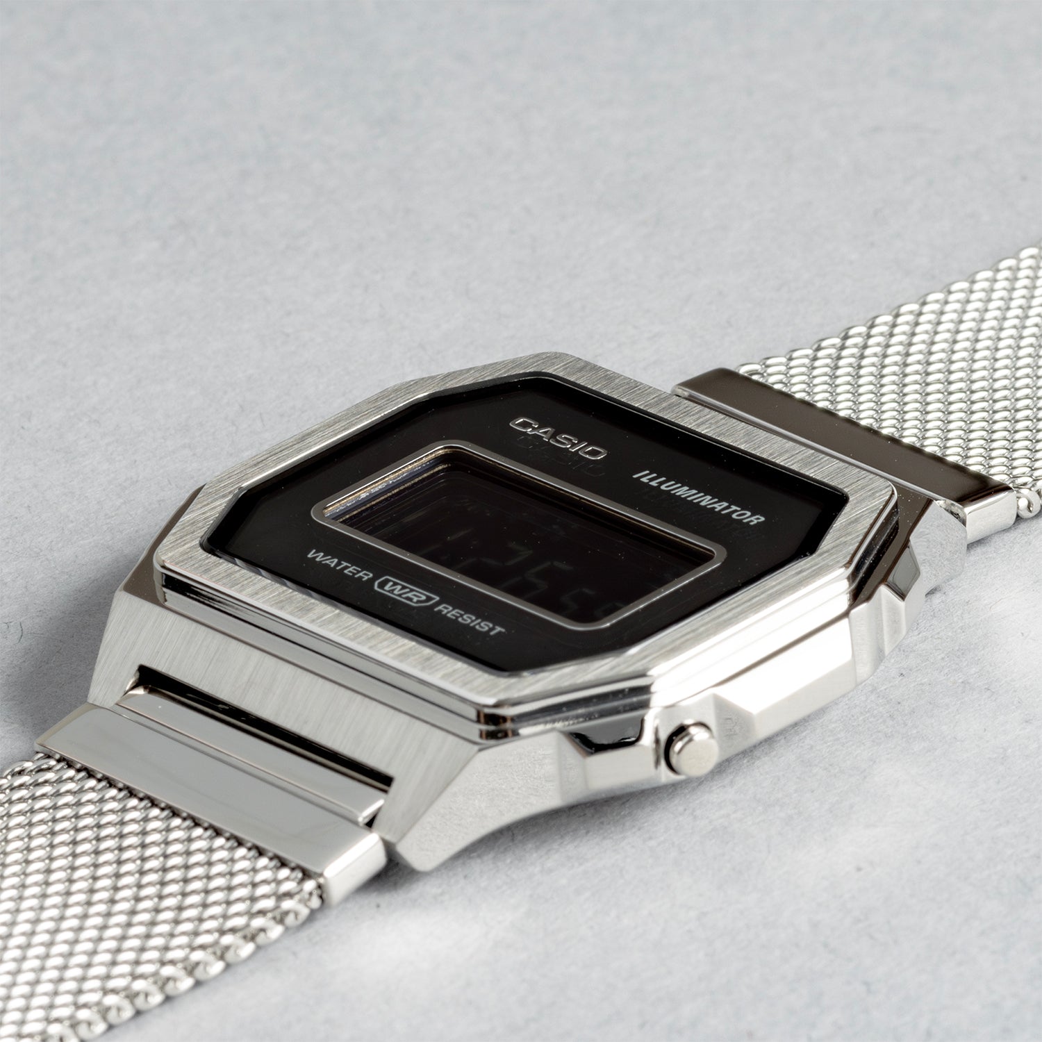 CASIO カシオ A1000M-1B シルバー ブラック文字盤 デジタル ユニセックス 腕時計