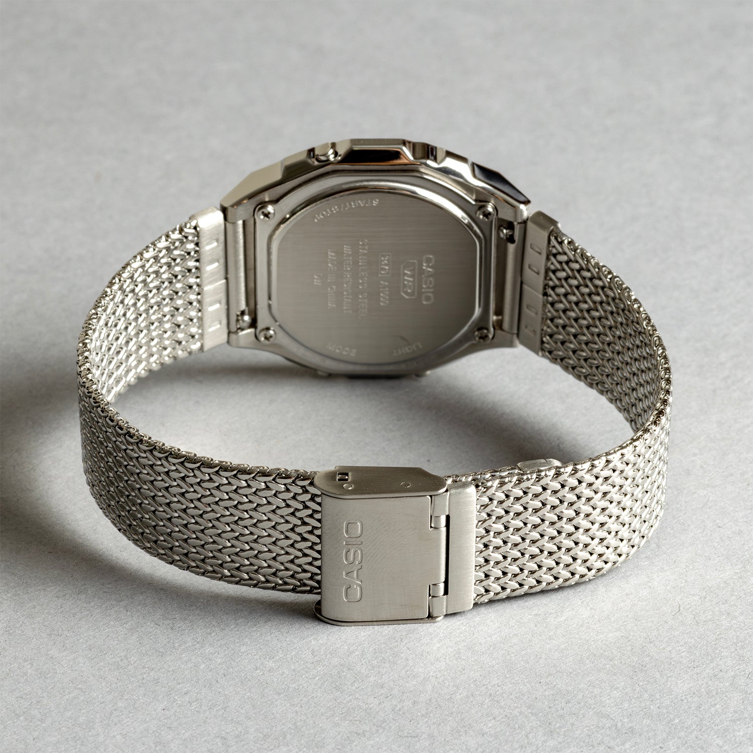 CASIO カシオ A1000MA-7 シルバー シルバー文字盤 デジタル ユニセックス 腕時計 ベルト
