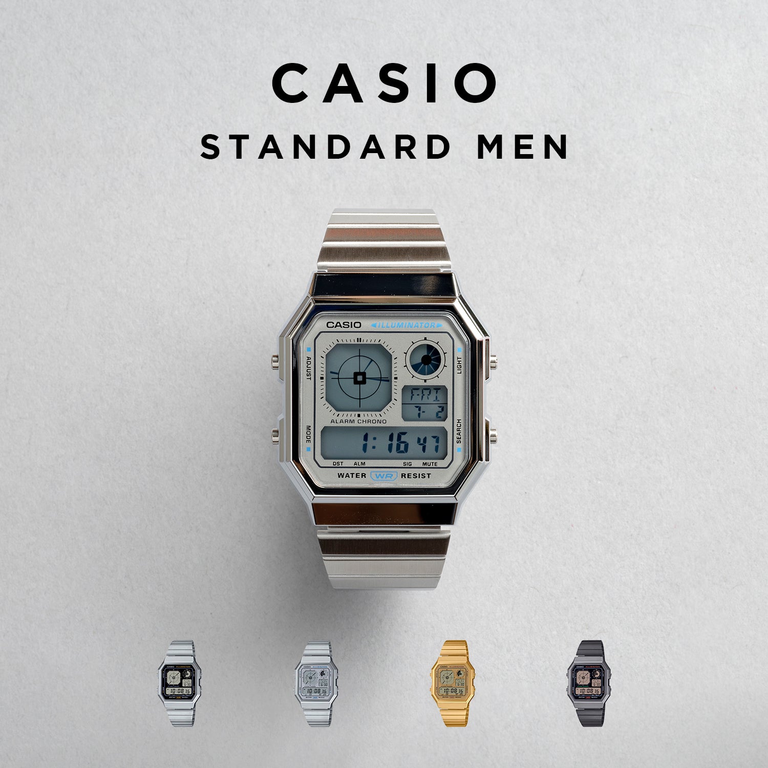 CASIO カシオ A130WE デジタル メンズ 腕時計