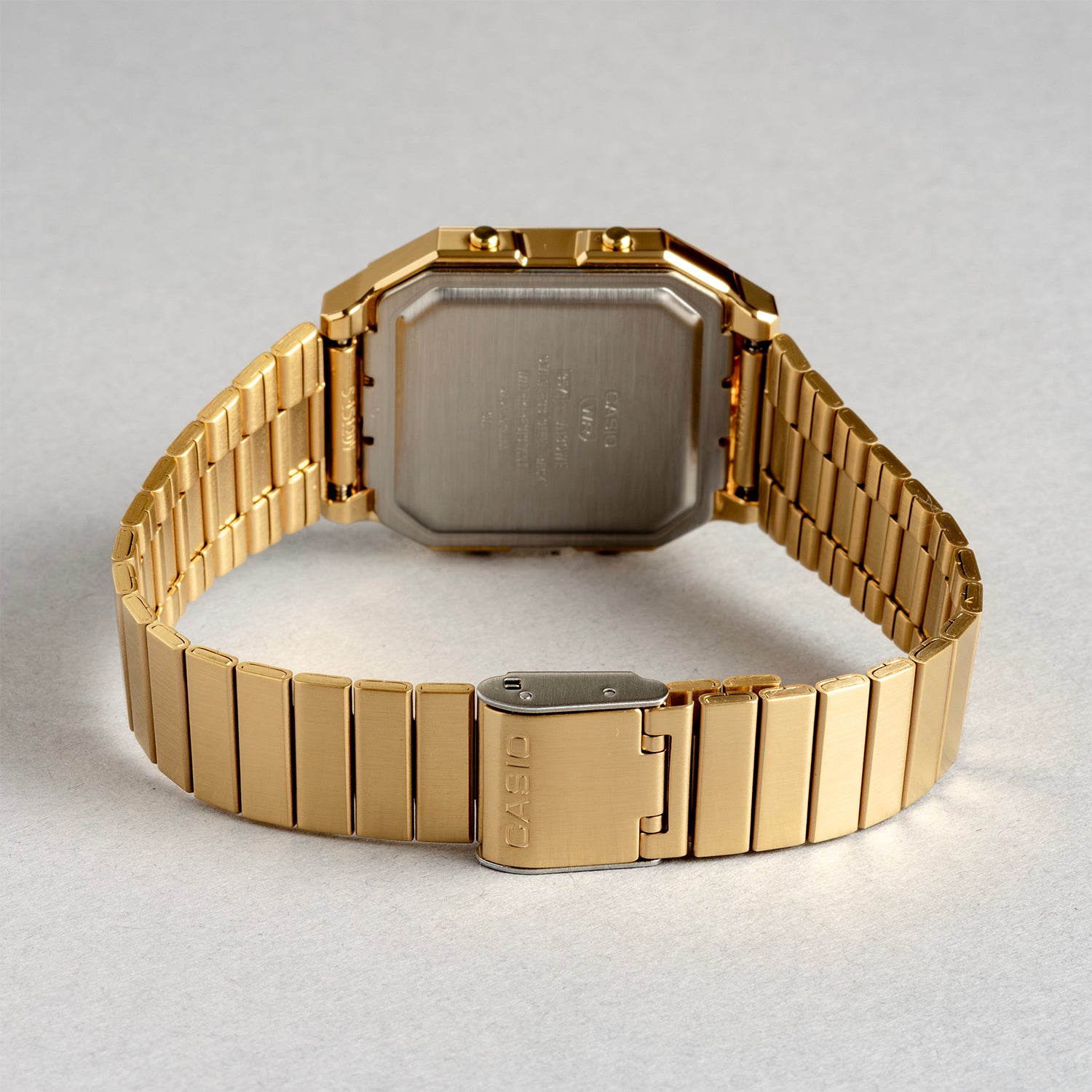 CASIO カシオ A130WEG-9A ゴールド ゴールド文字盤 デジタル メンズ 腕時計 ベルト