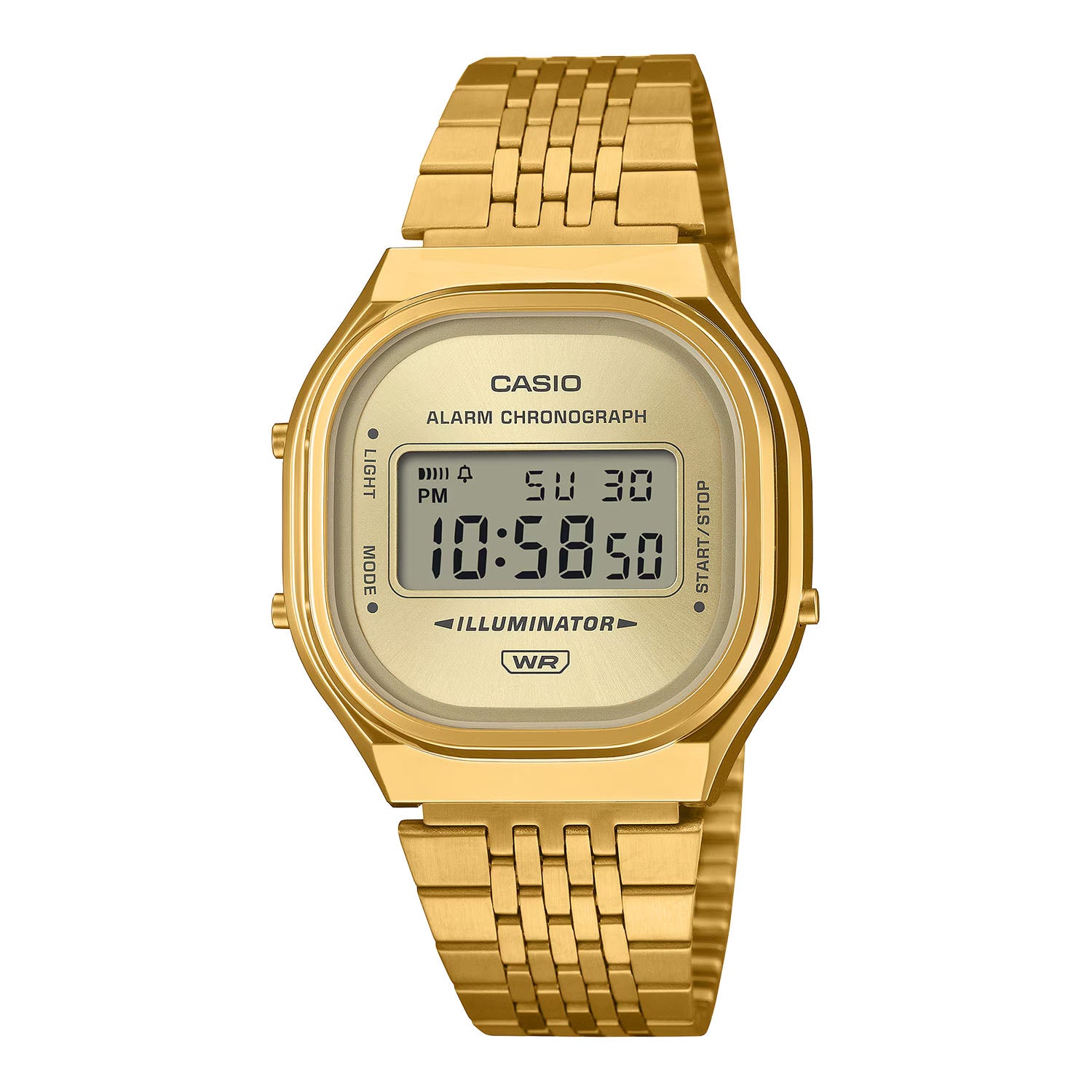 CASIO カシオ A140WEG-9A ゴールド ゴールド文字盤 デジタル メンズ 腕時計