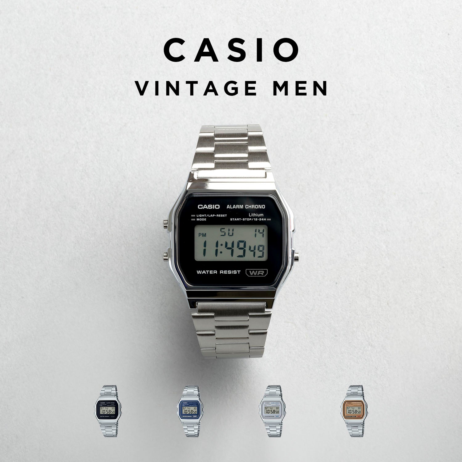 CASIO カシオ A158WEA デジタル メンズ 腕時計
