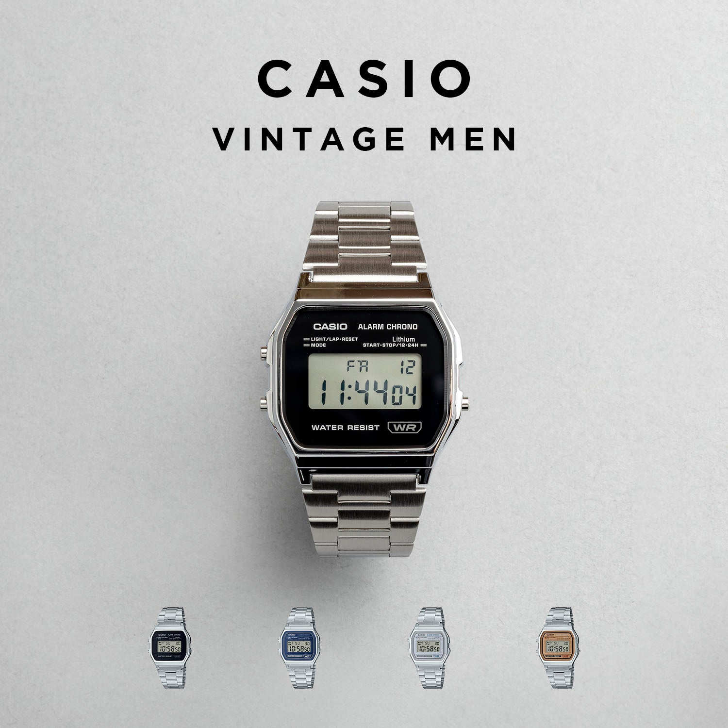 CASIO カシオ A158WEA デジタル メンズ 腕時計