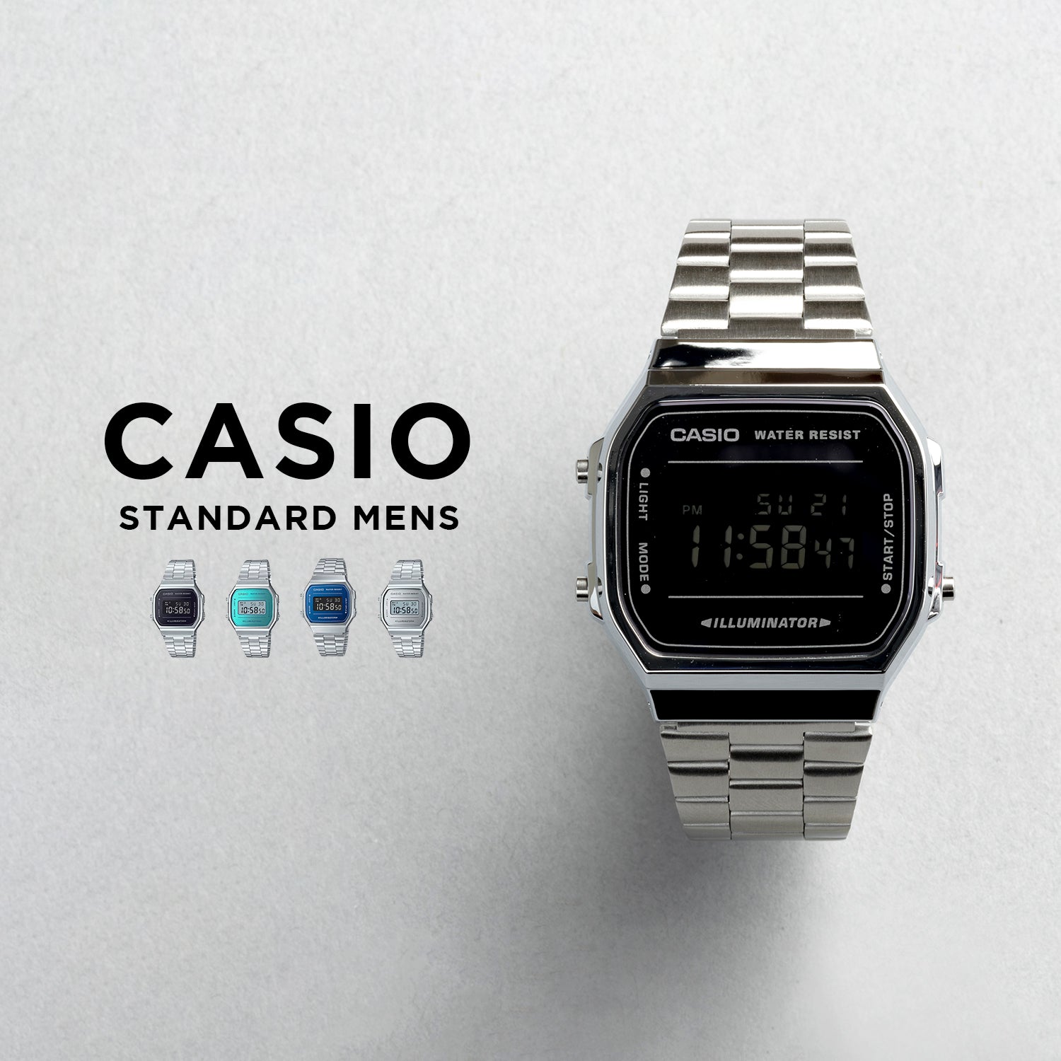 Casio Standard Mens A168WEM 腕時計 a168wem_1