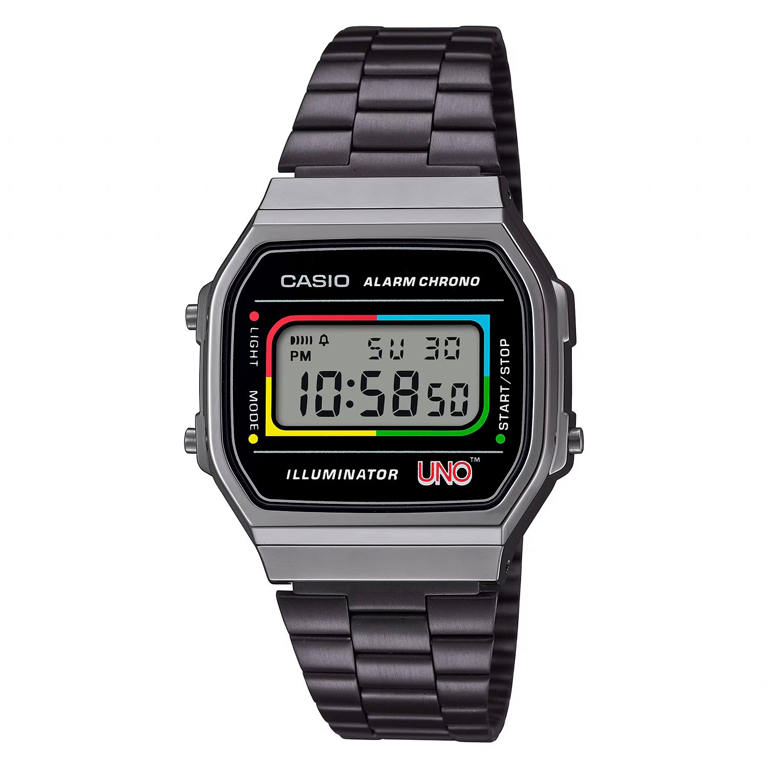 Casio Standard UNO™ Collaboration Model Mens A168WEUC-1A 腕時計 a168weuc-1a