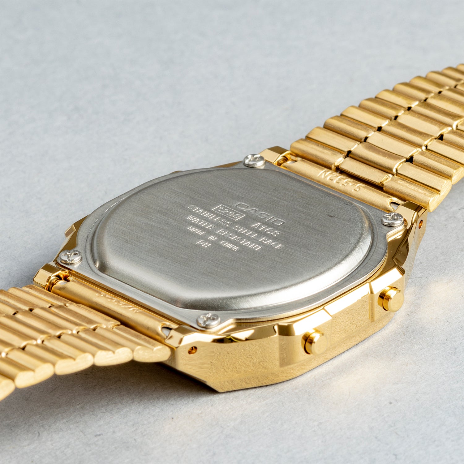 CASIO カシオ A168WG-9W ゴールド ゴールド文字盤 デジタル ユニセックス 腕時計