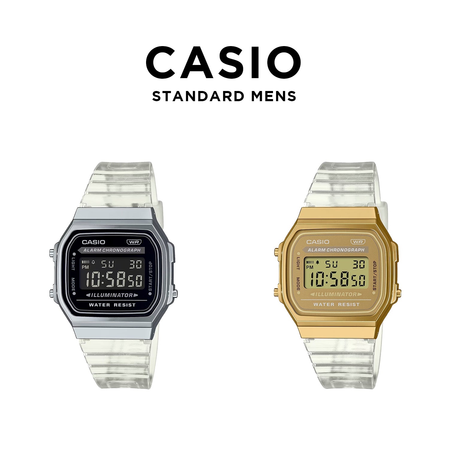 CASIO カシオ A168XES デジタル ユニセックス 腕時計