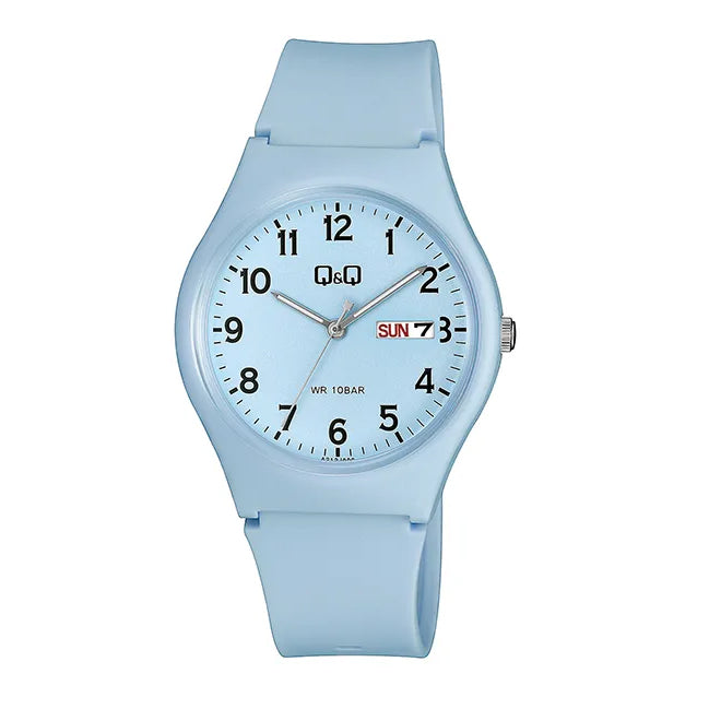 Q&Q キューアンドキュー A212J006Y ライトブルー ライトブルー文字盤 アナログ ユニセックス 腕時計