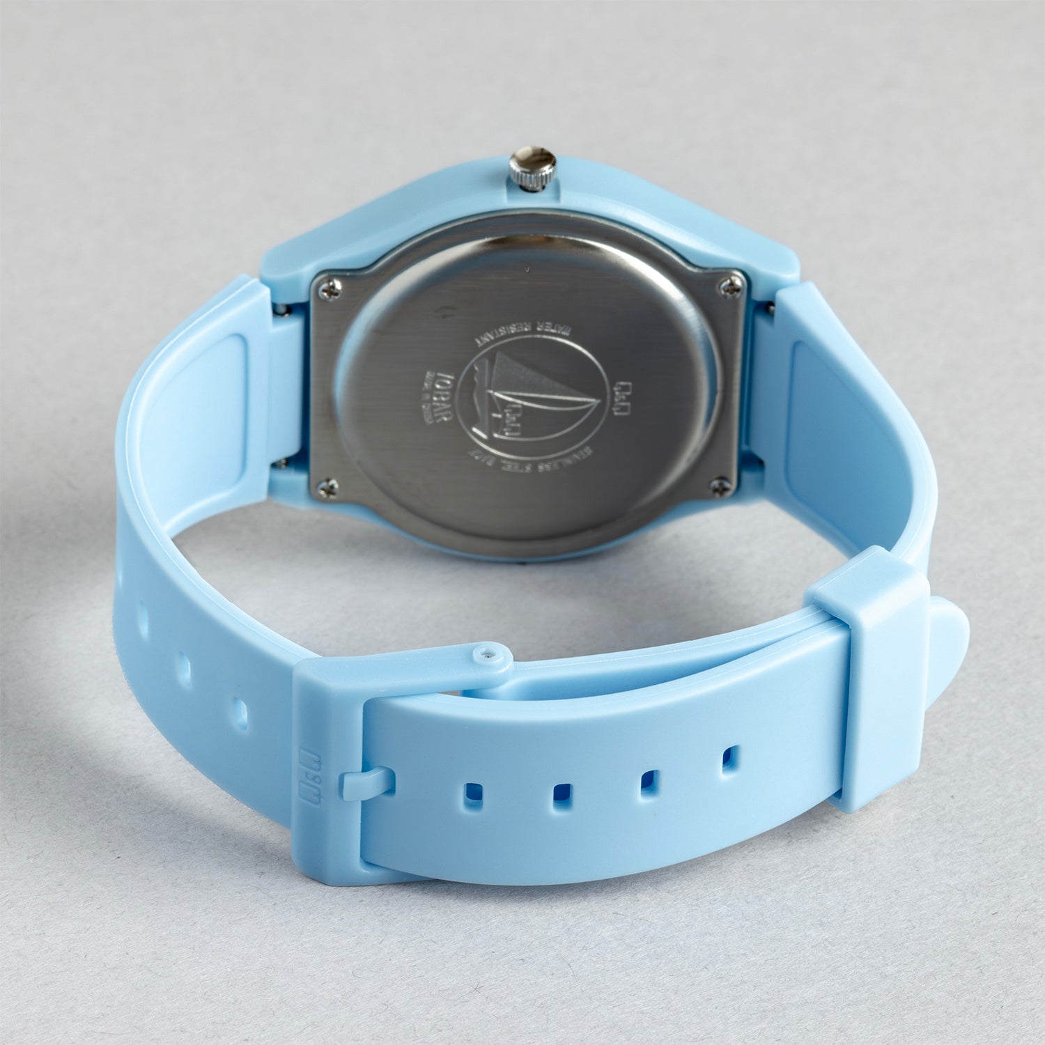 Q&Q キューアンドキュー A212J006Y ライトブルー ライトブルー文字盤 アナログ ユニセックス 腕時計 ベルト