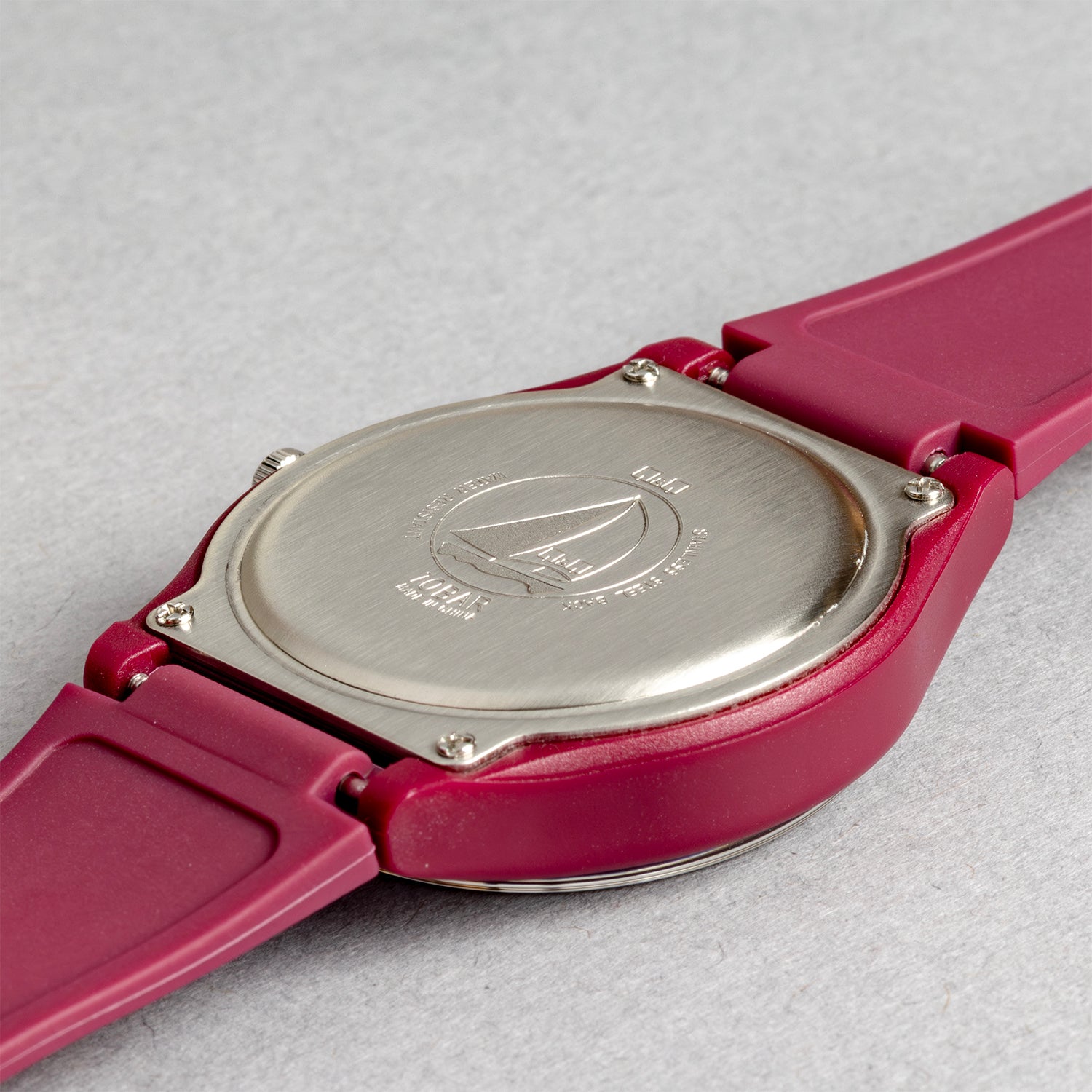 Q&Q キューアンドキュー A212J011Y ボルドー ボルドー文字盤 アナログ メンズ 腕時計