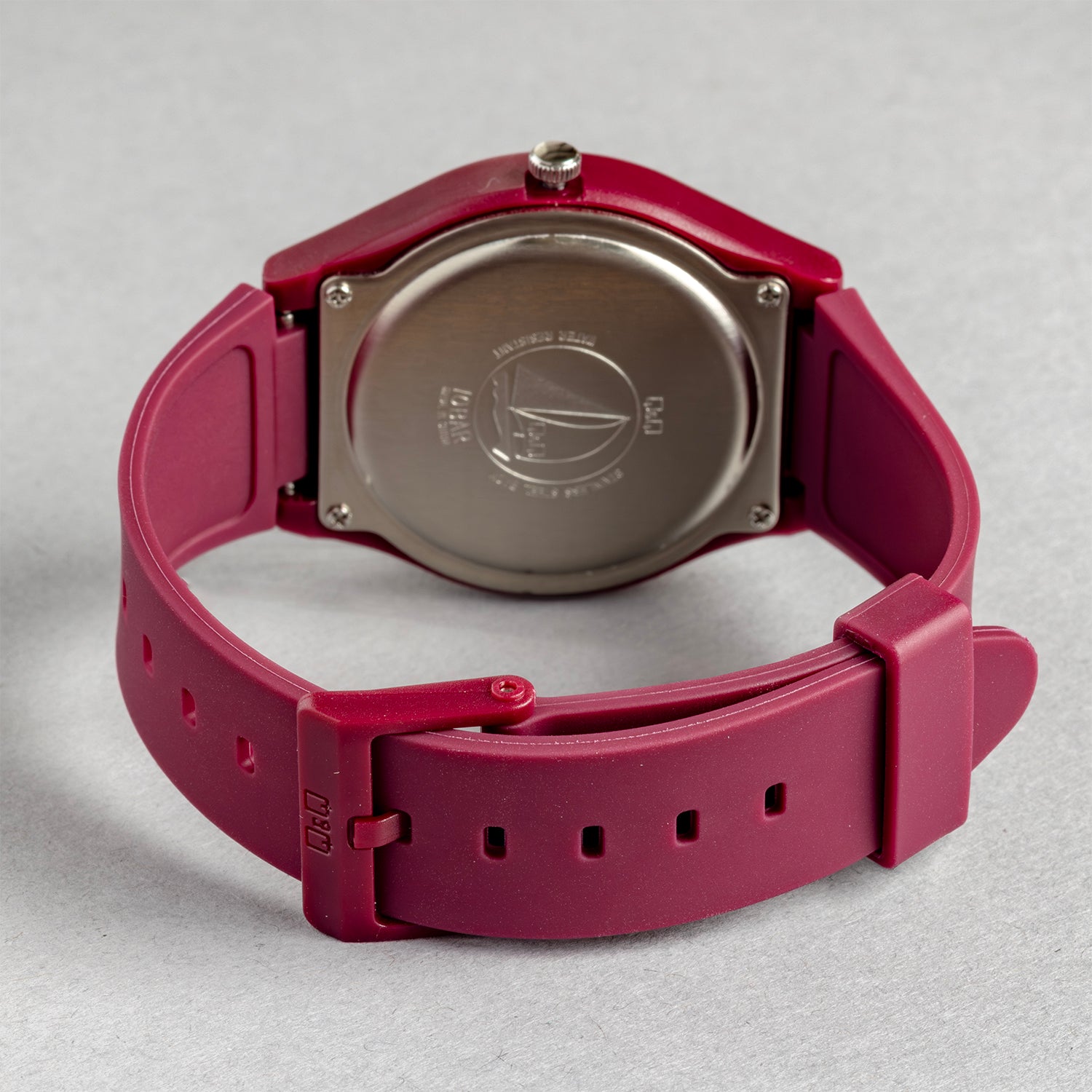 Q&Q キューアンドキュー A212J011Y ボルドー ボルドー文字盤 アナログ メンズ 腕時計 ベルト