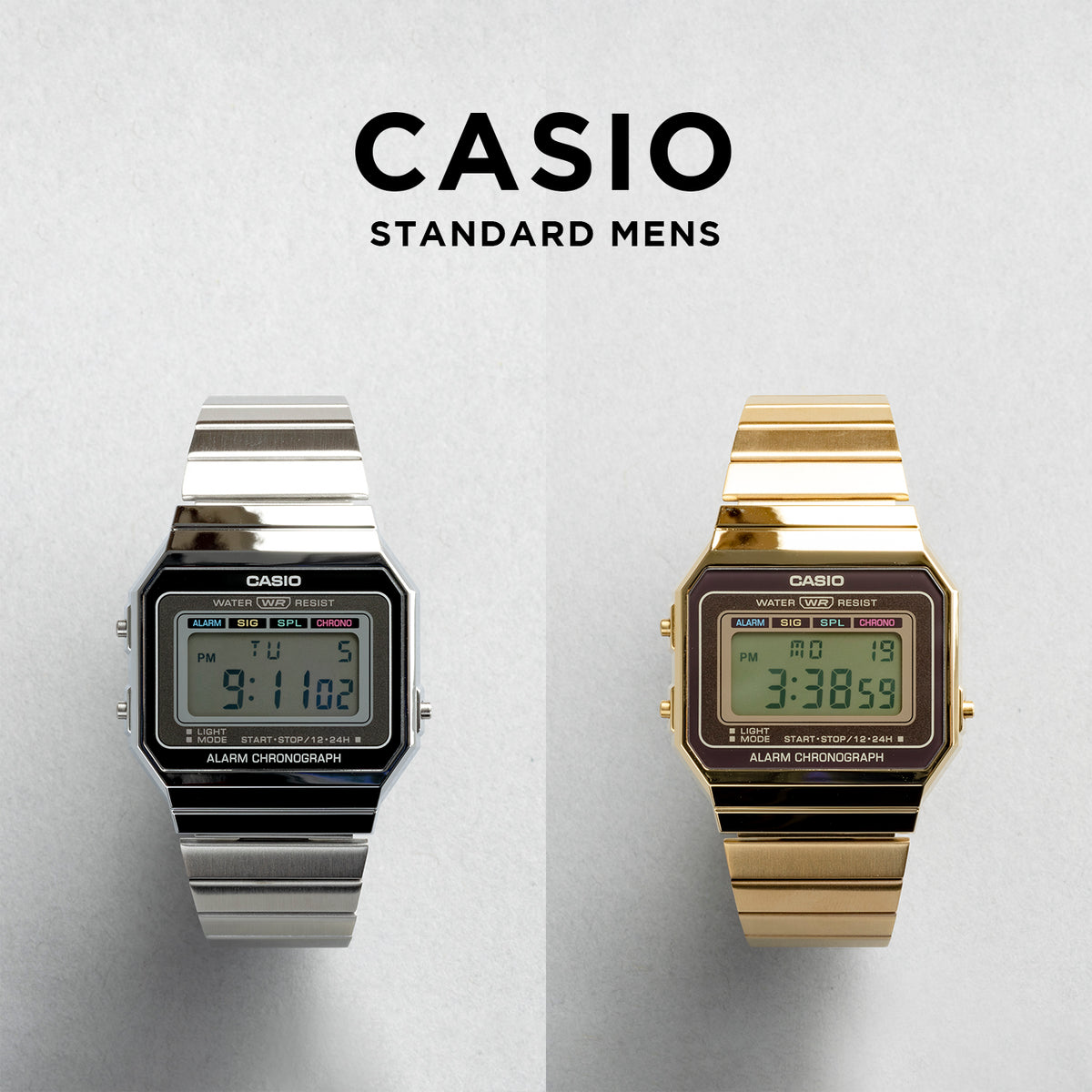 CASIO カシオ A700W メンズ 腕時計 日常生活用防水 10年保証