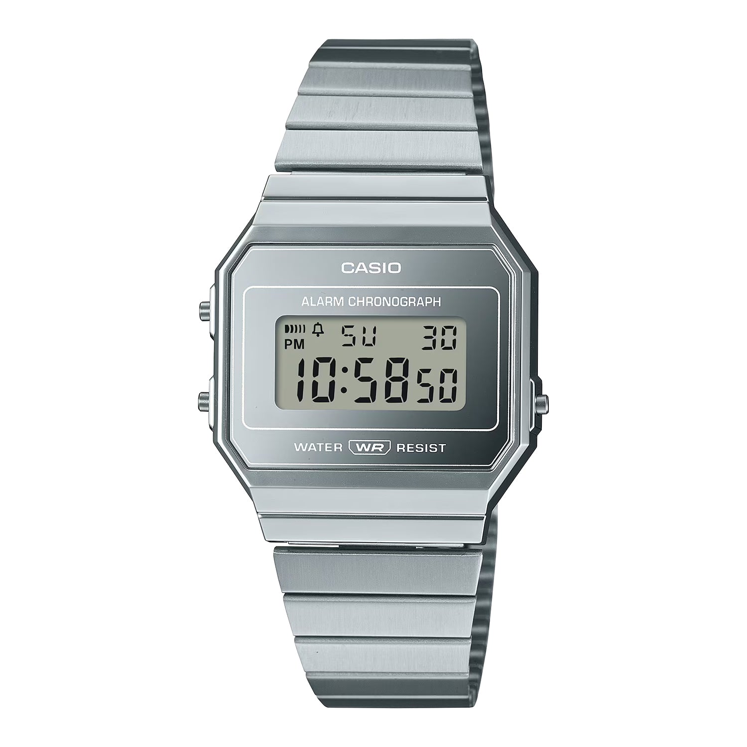 CASIO カシオ A700WEV-7A シルバー シルバー文字盤 デジタル メンズ 腕時計