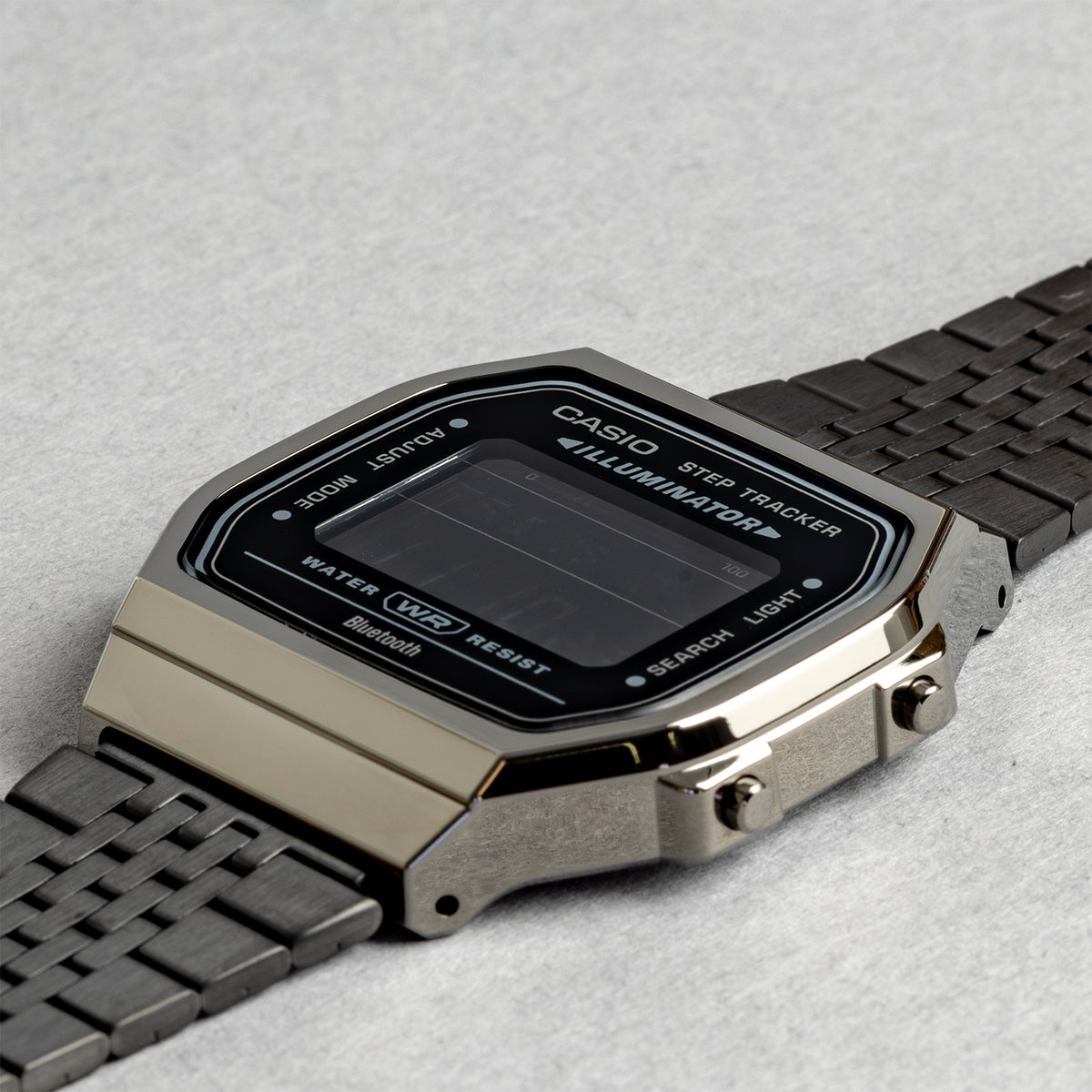 CASIO カシオ ABL-100WEGG-1B ブラック ブラック文字盤 デジタル メンズ 腕時計 斜め