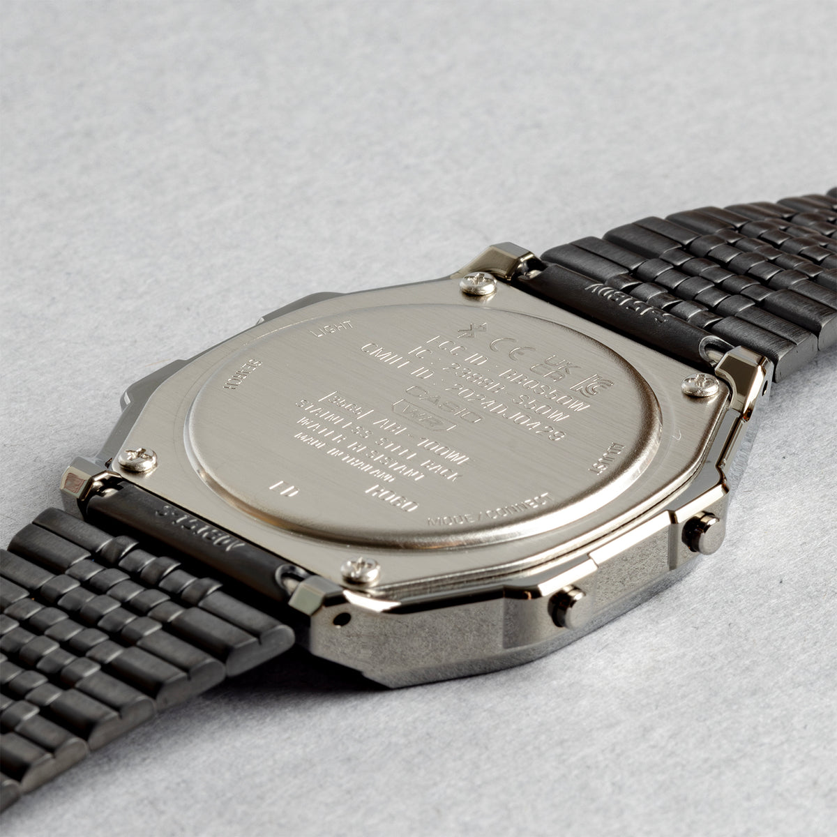 CASIO カシオ ABL-100WEGG-1B ブラック ブラック文字盤 デジタル メンズ 腕時計 ケースバック