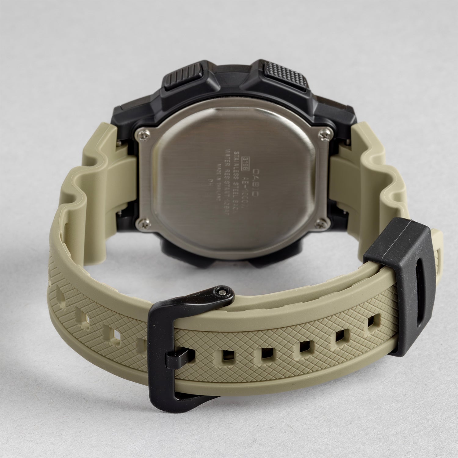 CASIO カシオ AE-1000W-5A ベージュ ブラック文字盤 デジタル メンズ 腕時計 ベルト