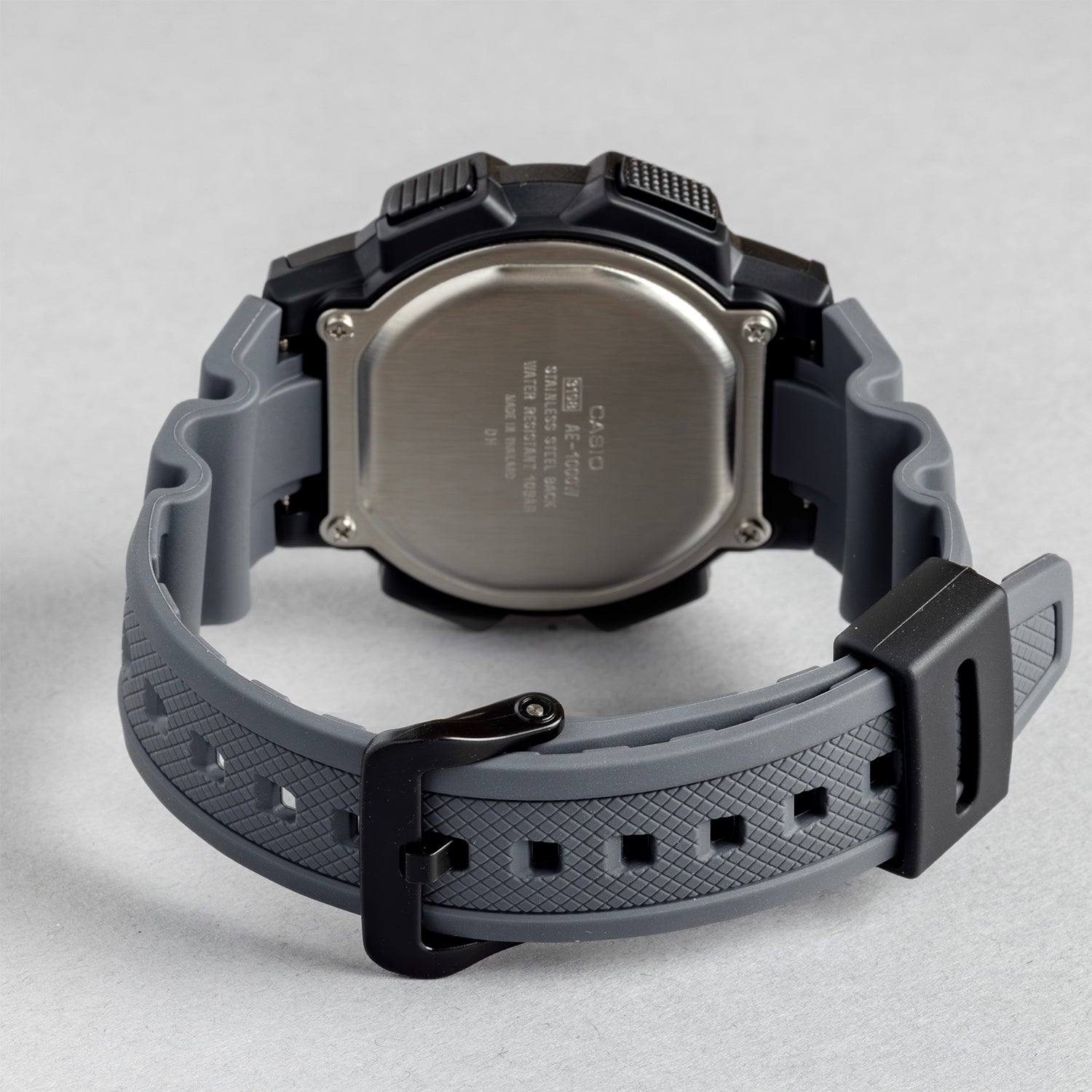 CASIO カシオ AE-1000W-8A グレー ブラック文字盤 デジタル メンズ 腕時計 ベルト