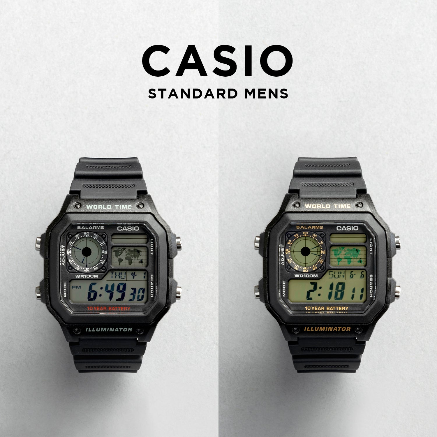 CASIO カシオ AE-1200WH デジタル メンズ 腕時計