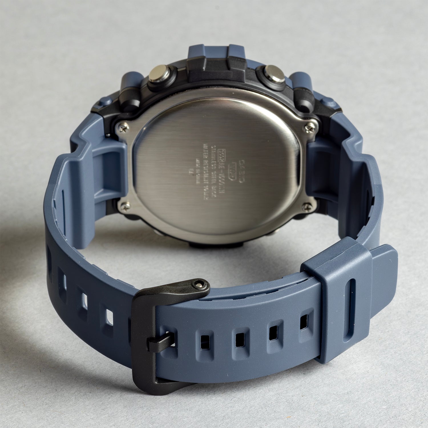 CASIO カシオ AE-1500WH-2A ブルー グレー文字盤 デジタル ユニセックス 腕時計 ベルト