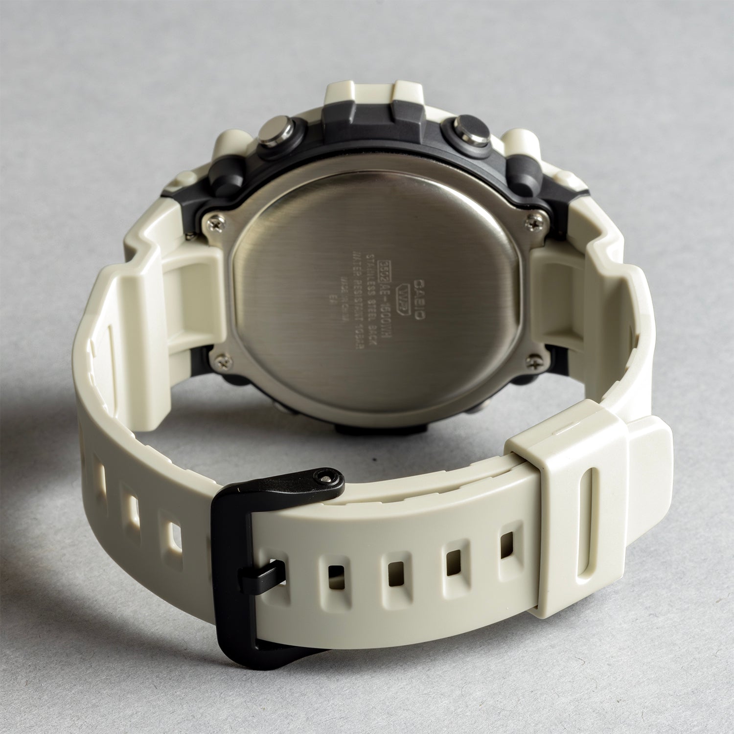 CASIO カシオ AE-1500WH-8B2 ベージュ ブラック文字盤 デジタル ユニセックス 腕時計 ベルト