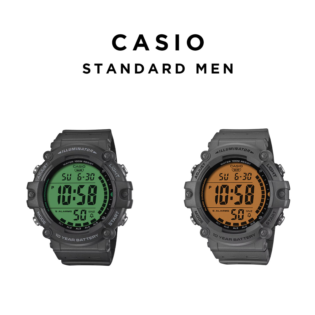 CASIO カシオ AE-1500WHC メンズ 腕時計 10気圧防水 10年保証
