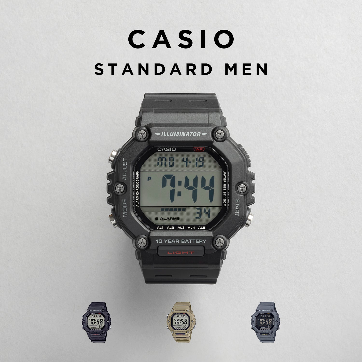 CASIO カシオ AE-1600H デジタル メンズ 腕時計
