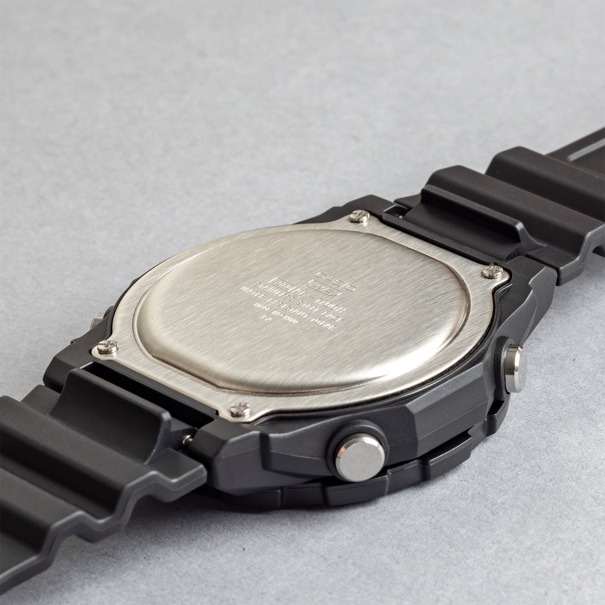 CASIO カシオ AE-1700H-1A ブラック ブラック文字盤 デジタル メンズ 腕時計 ケースバック