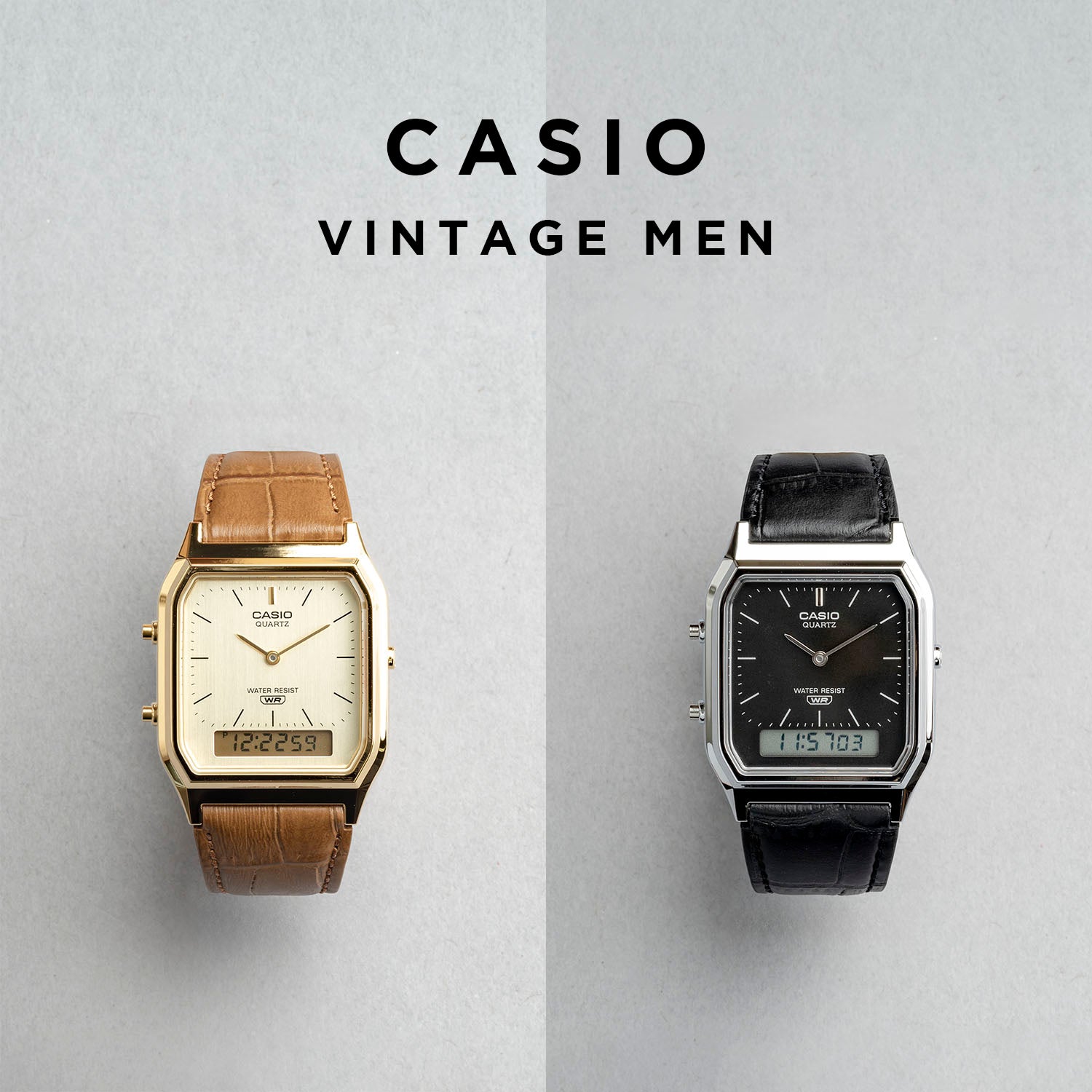 CASIO カシオ AQ-230EL アナデジ メンズ 腕時
