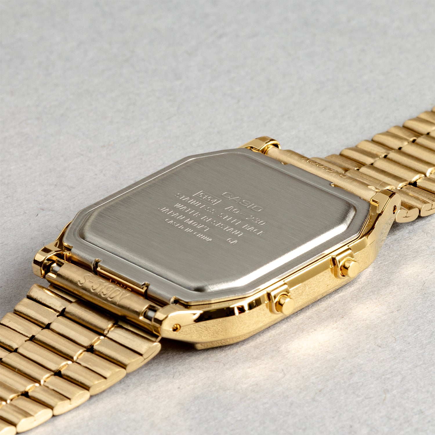 CASIO カシオ AQ-230GA-9D ゴールド ゴールド文字盤 アナデジ メンズ 腕時計