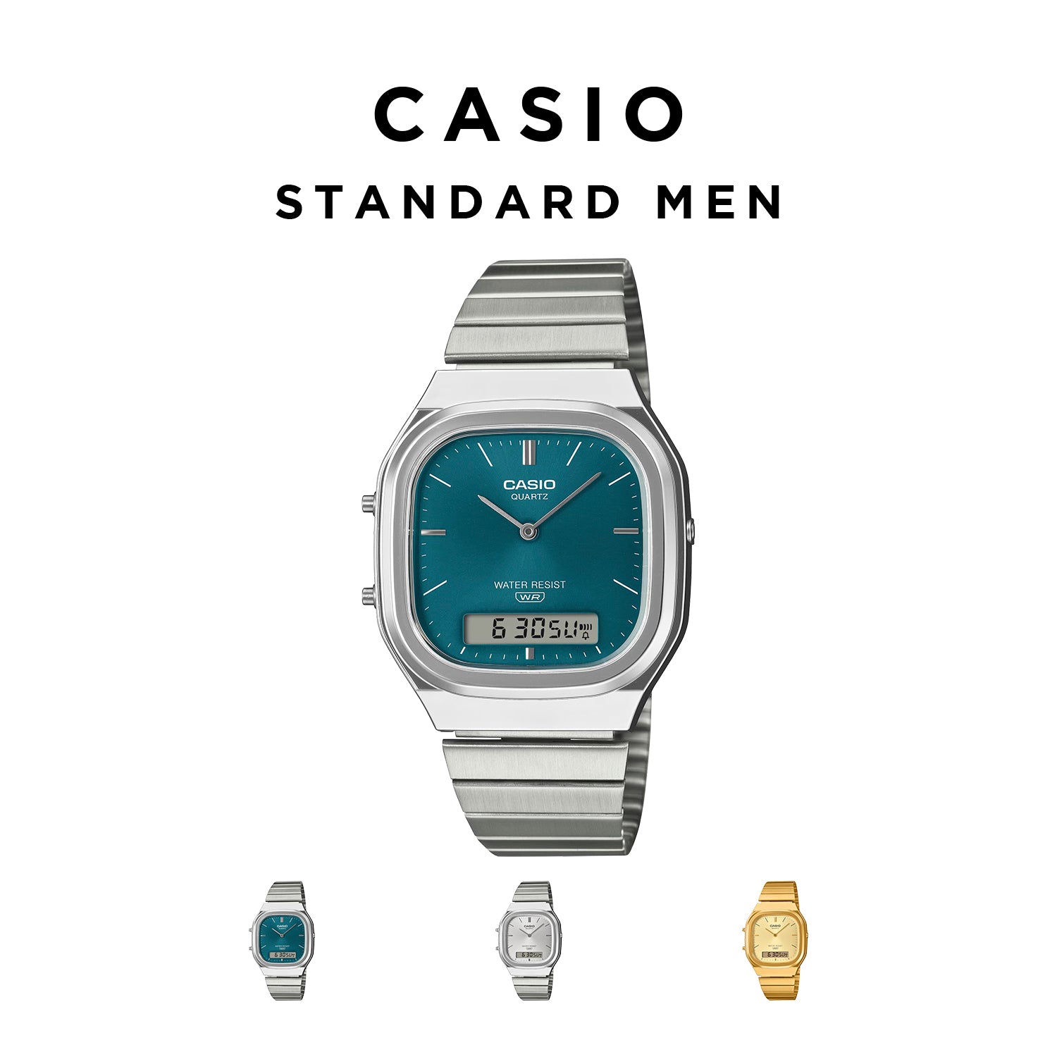 CASIO カシオ AQ-240E アナデジ メンズ 腕時計