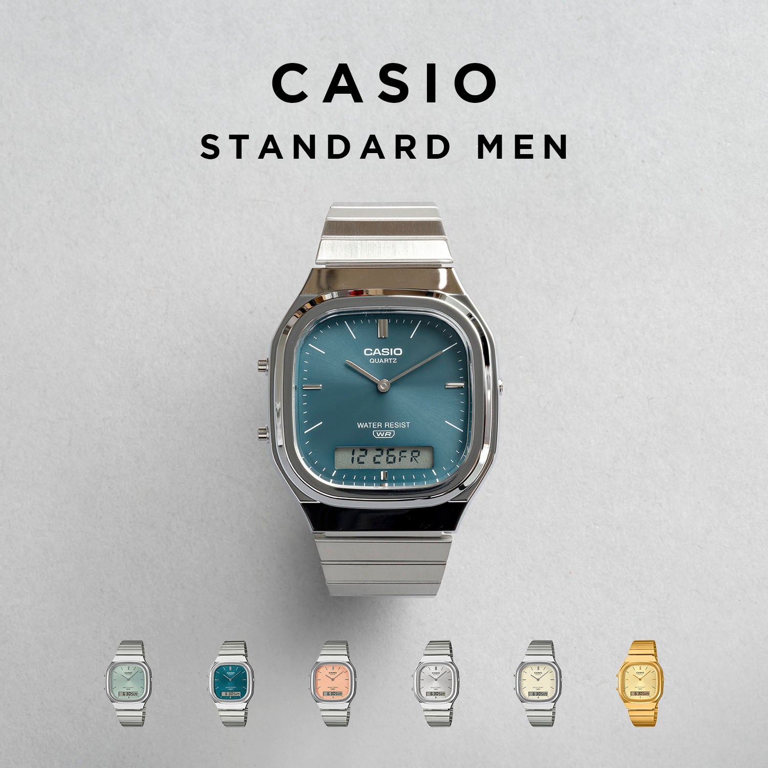 CASIO カシオ AQ-240E アナデジ メンズ 腕時計