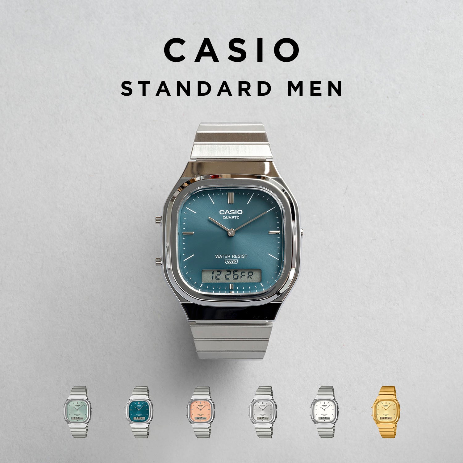 CASIO カシオ AQ-240E アナデジ メンズ 腕時計