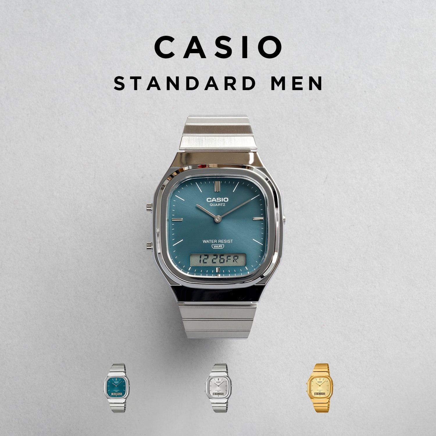 CASIO カシオ AQ-240E アナデジ メンズ 腕時計