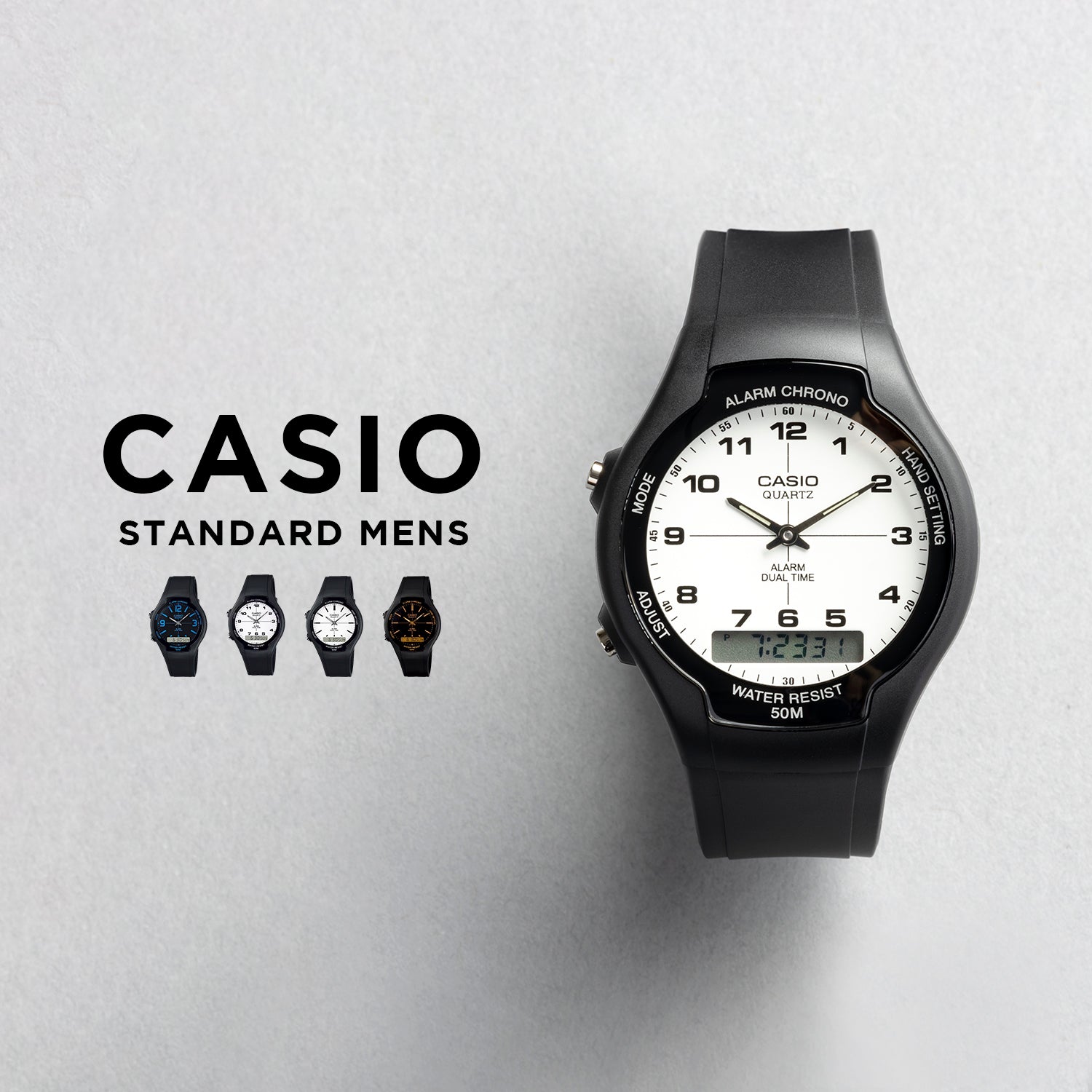Casio Standard Mens AW-90H. 腕時計 aw-90h_1