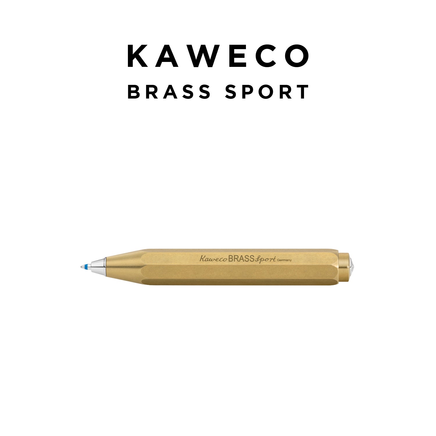 KAWECO カヴェコ ブラススポーツ ゴールド ボールペン 筆記具