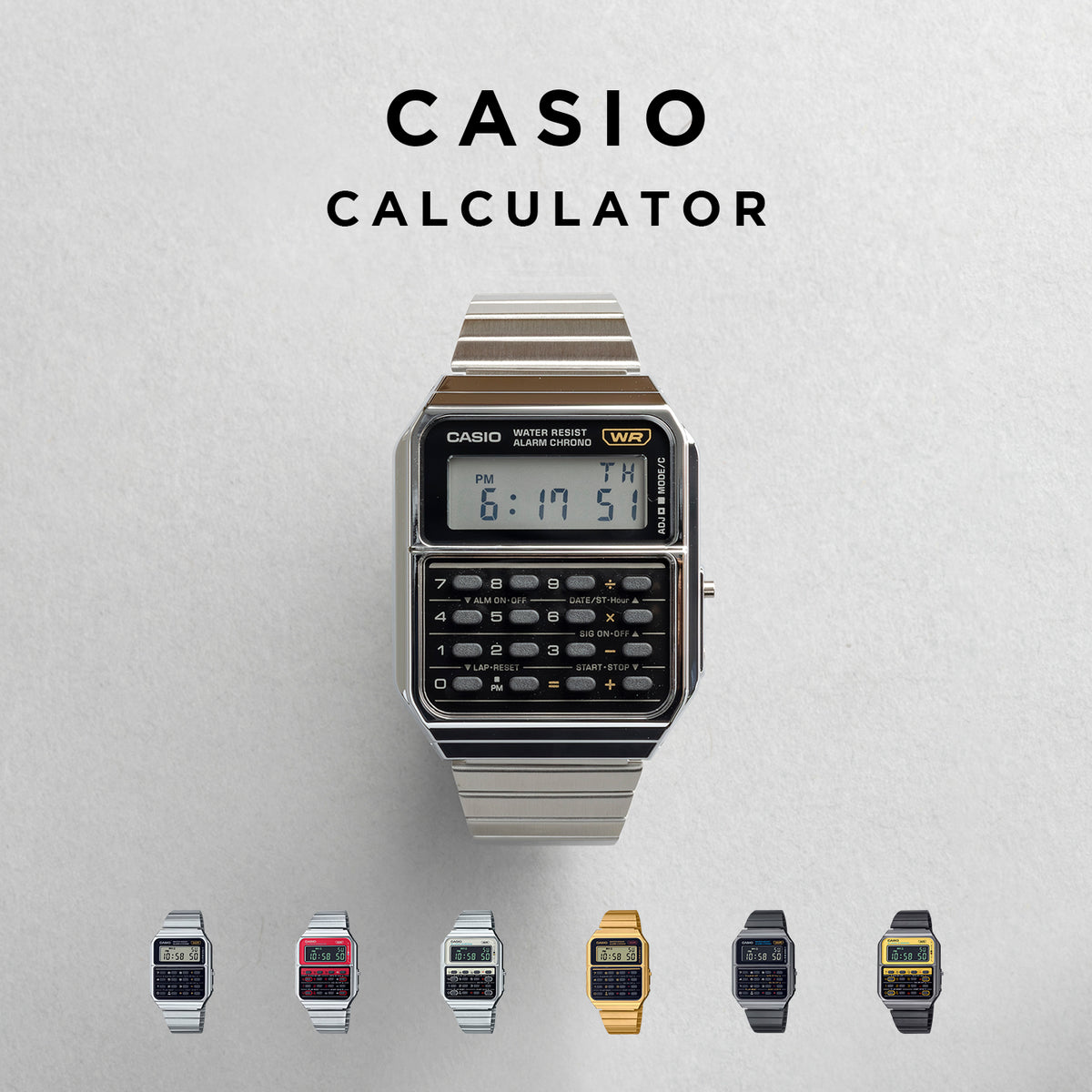 CASIO カシオ CA-500WE メンズ 腕時計 日常生活用防水 10年保証