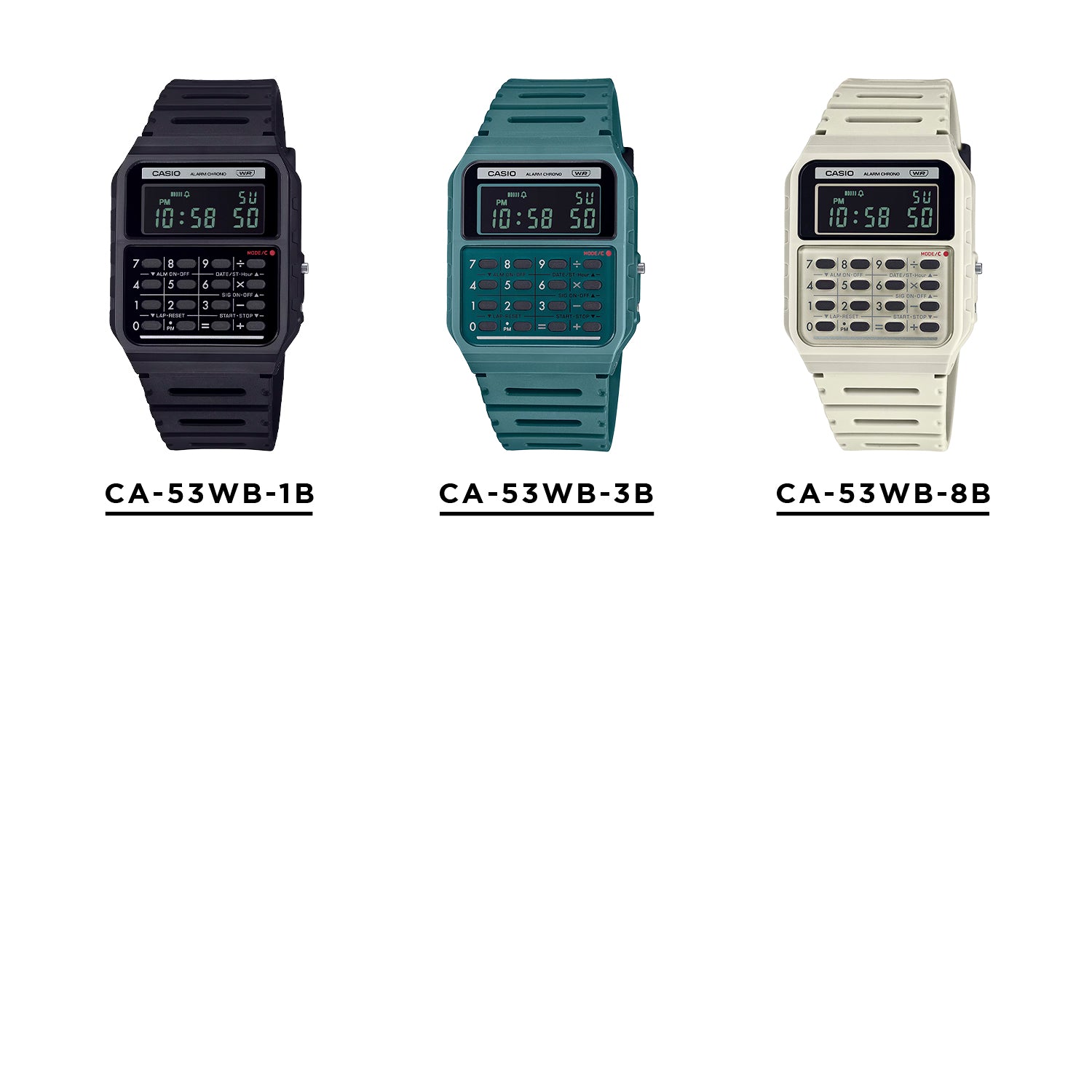 CASIO カシオ CA-53WB デジタル ユニセックス 腕時計