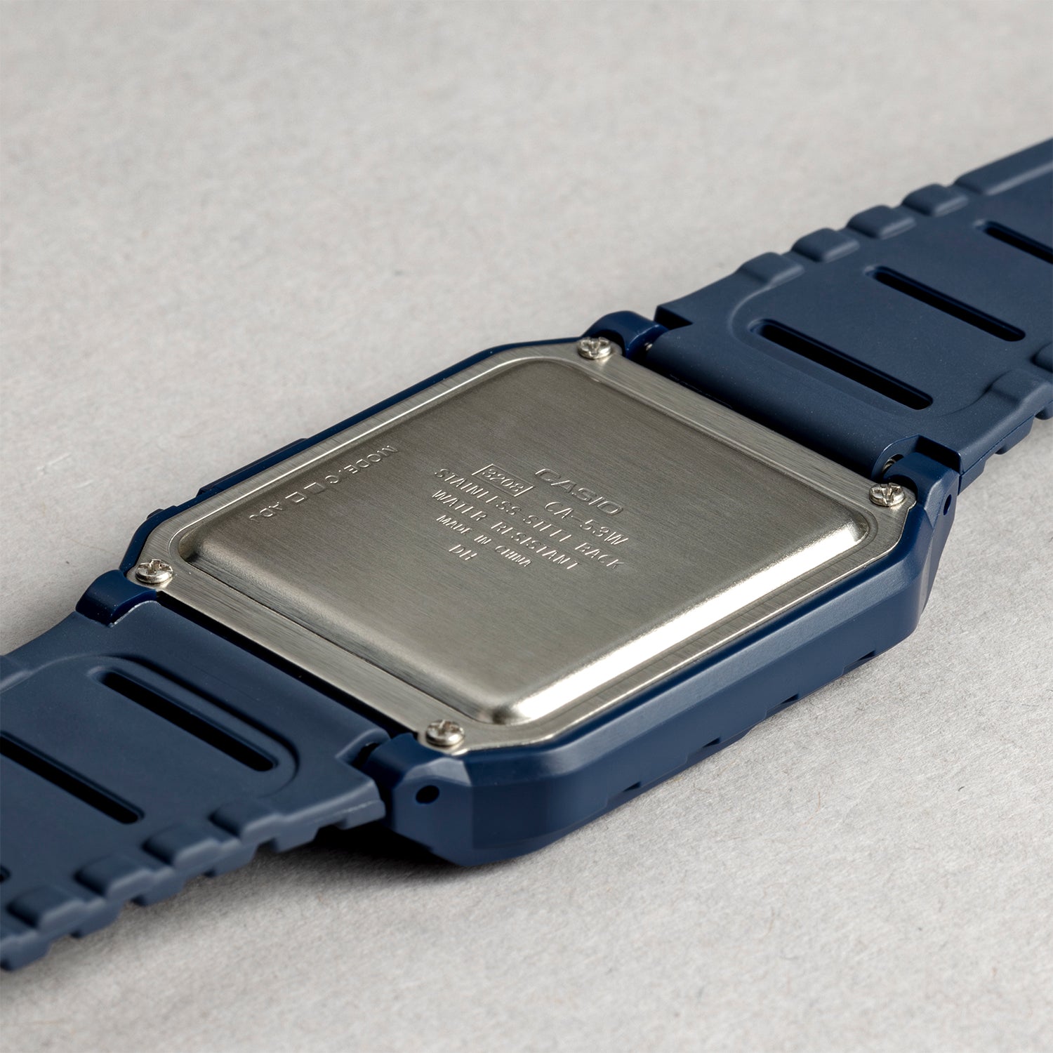 CASIO カシオ CA-53WF-2B ネイビー ブラック文字盤 デジタル ユニセックス 腕時計