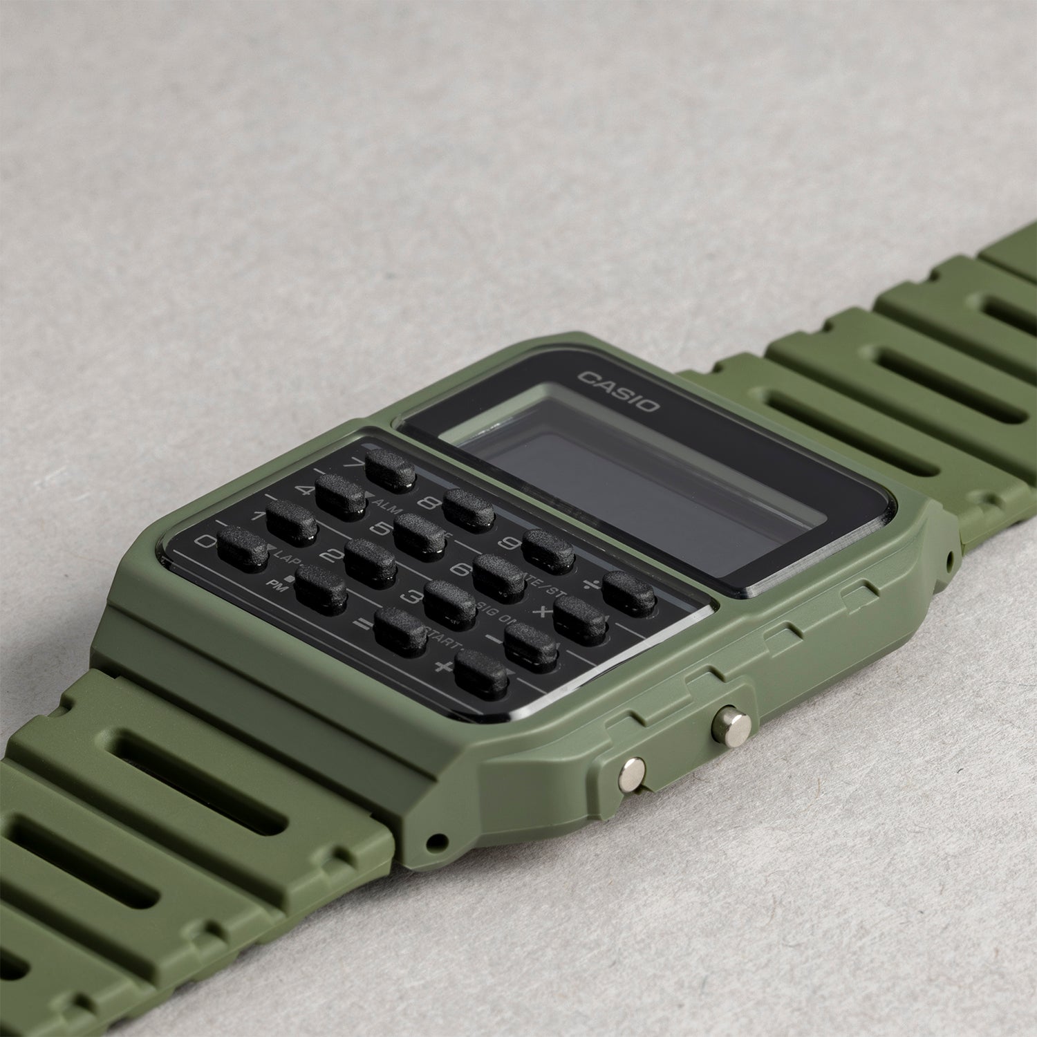 CASIO カシオ CA-53WF-3B グリーン ブラック文字盤 デジタル ユニセックス 腕時計