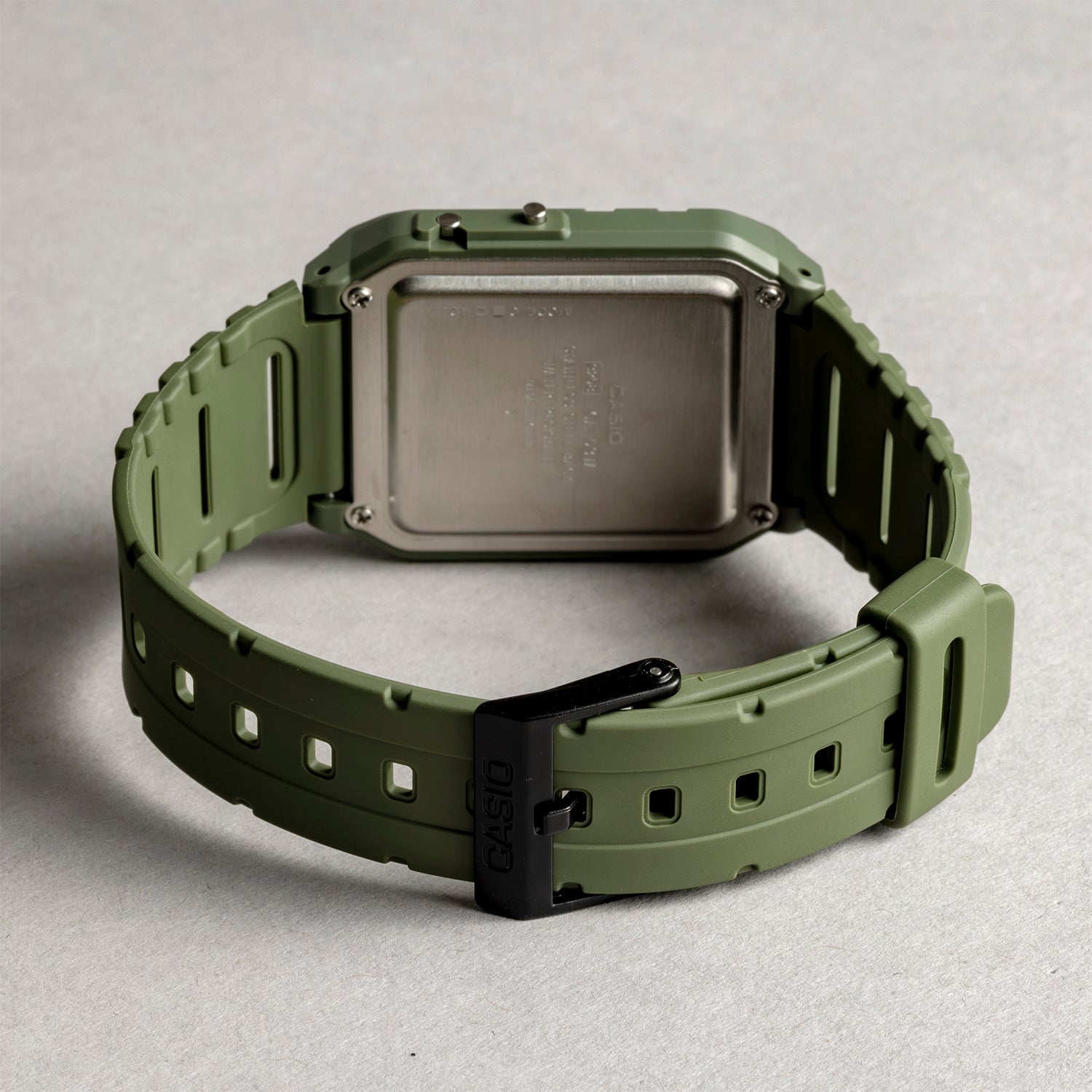 CASIO カシオ CA-53WF-3B グリーン ブラック文字盤 デジタル ユニセックス 腕時計