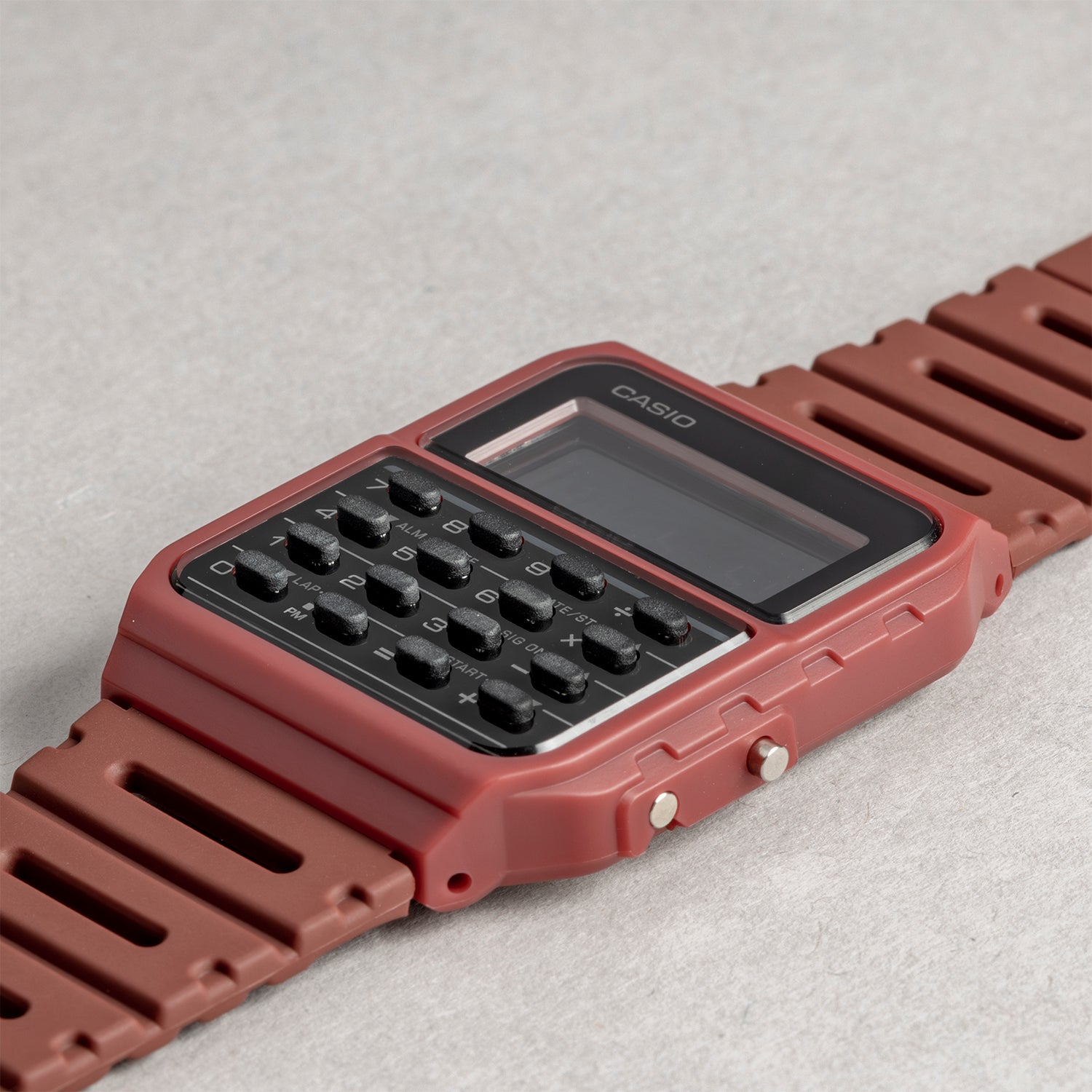 CASIO カシオ CA-53WF-4B ワインレッド ブラック文字盤 デジタル ユニセックス 腕時計