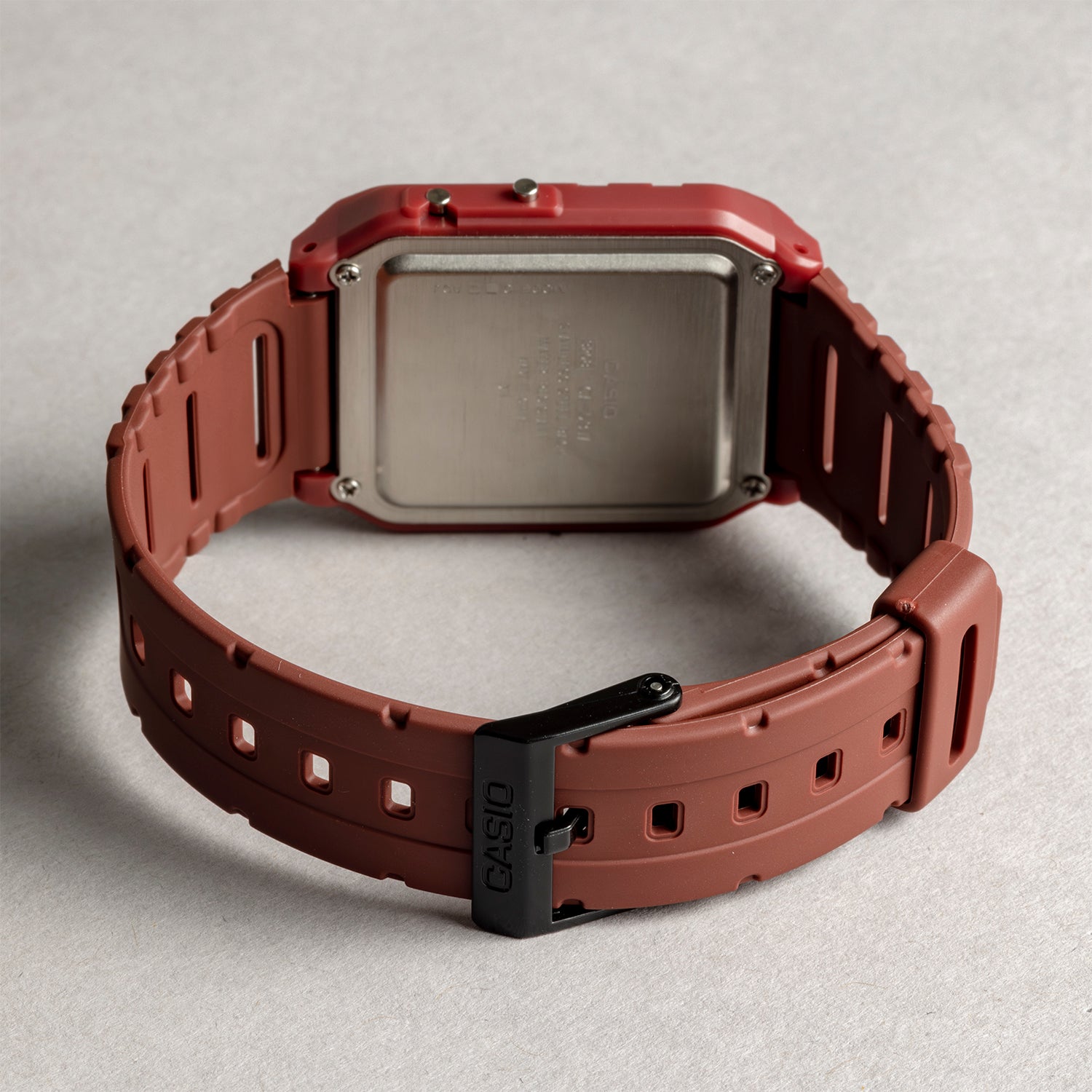 CASIO カシオ CA-53WF-4B ワインレッド ブラック文字盤 デジタル ユニセックス 腕時計