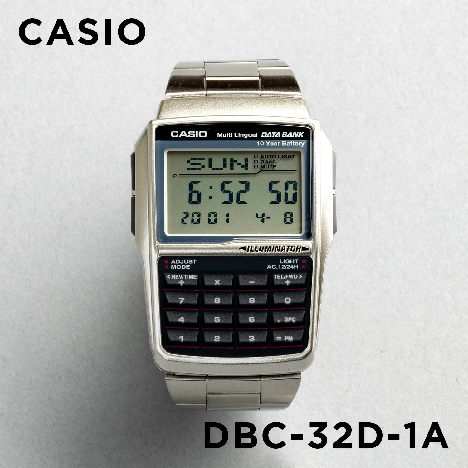 CASIO カシオ DBC-32D-1A メンズ 腕時計 非防水 10年保証