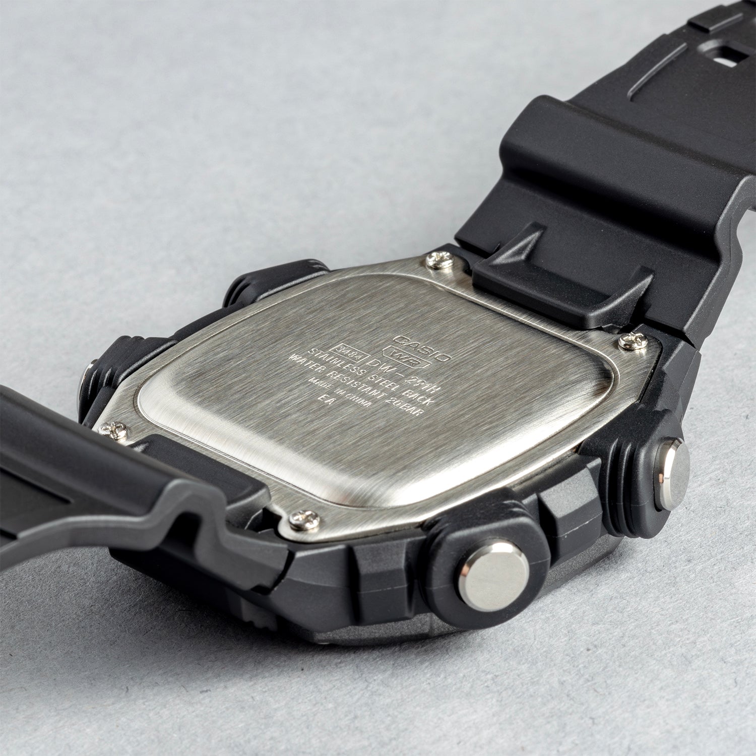 CASIO カシオ DW-291HX-1A ブラック ブラック文字盤 デジタル メンズ 腕時計 ケースバック