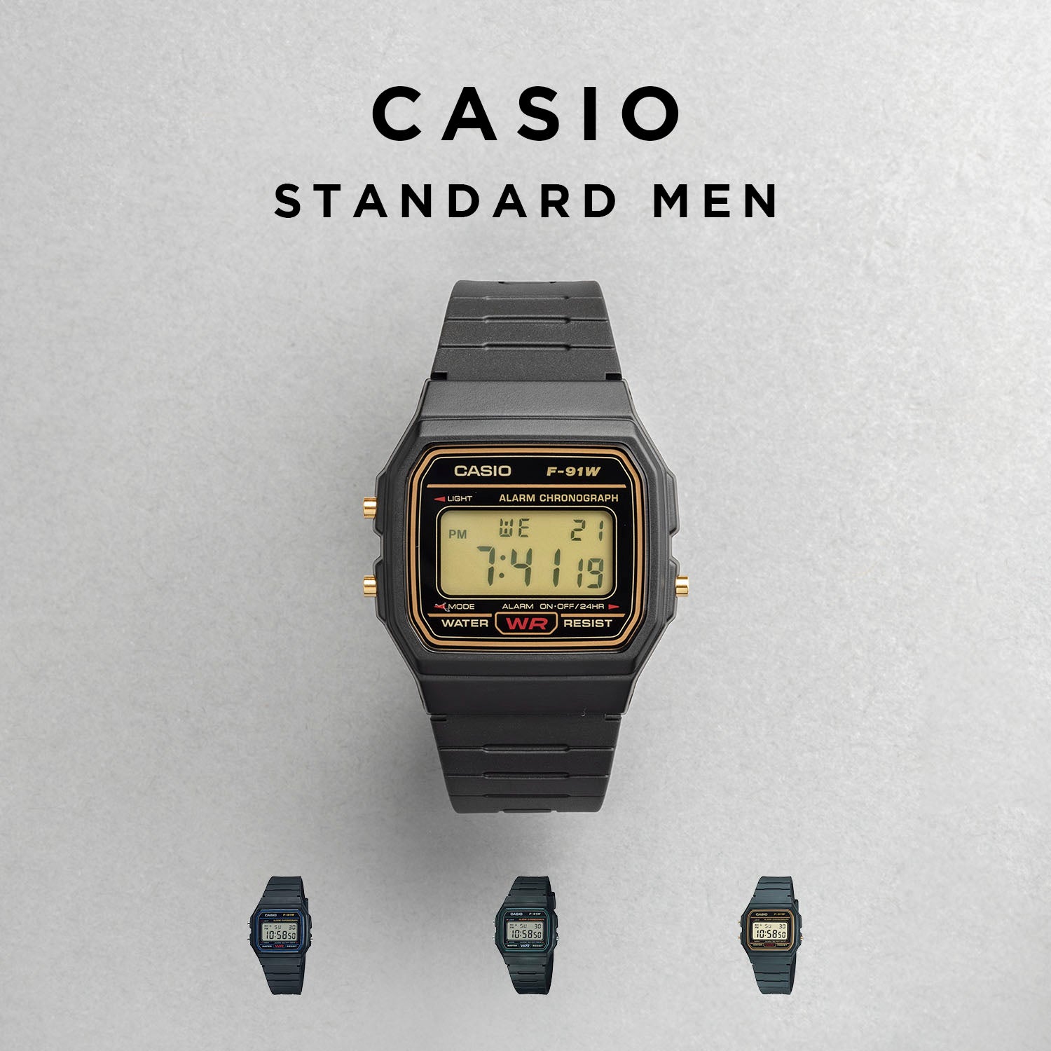 CASIO カシオ F-91W デジタル メンズ 腕時計