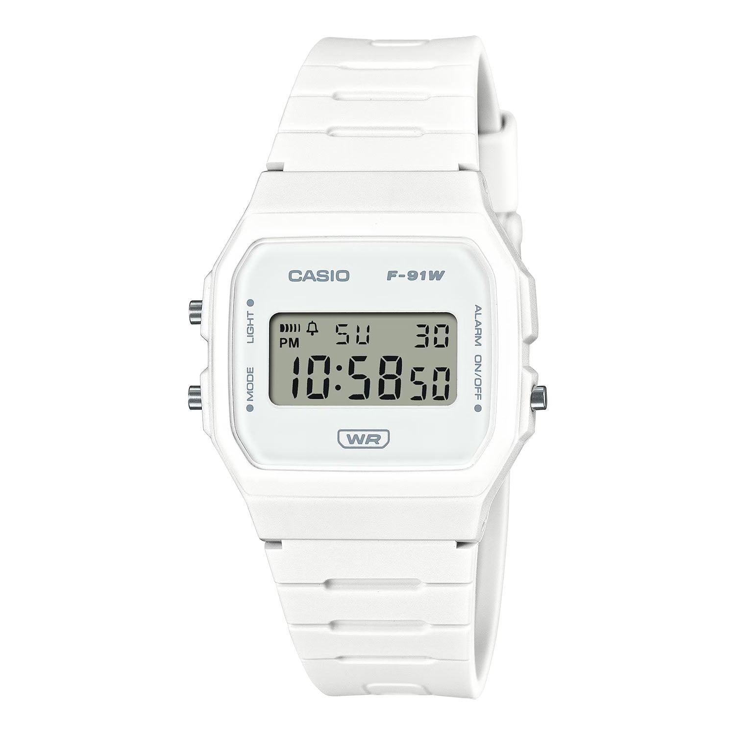 CASIO カシオ F-91WB-7A ホワイト ホワイト文字盤 デジタル メンズ 腕時計