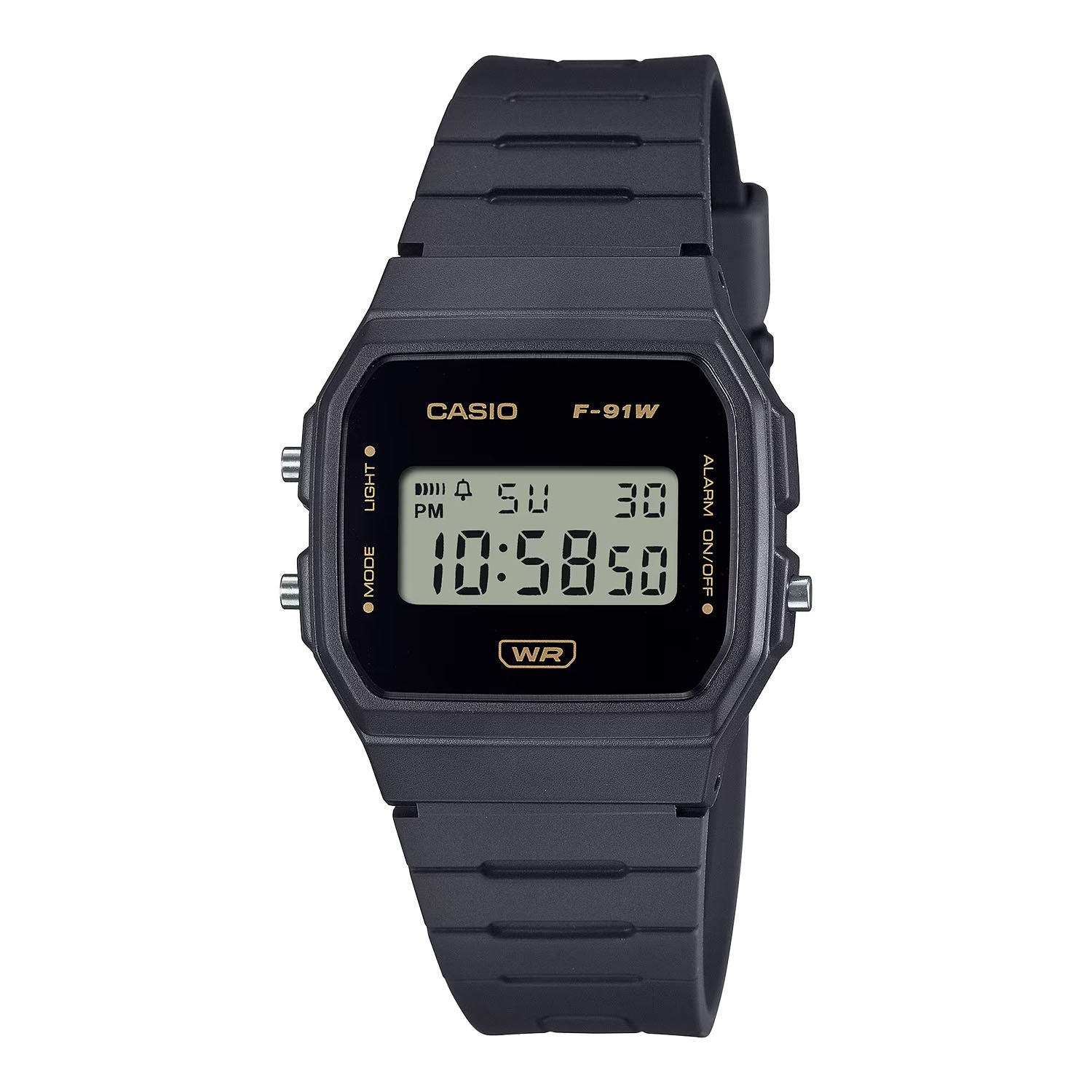 CASIO カシオ F-91WB-8A グレー ブラック文字盤 デジタル メンズ 腕時計