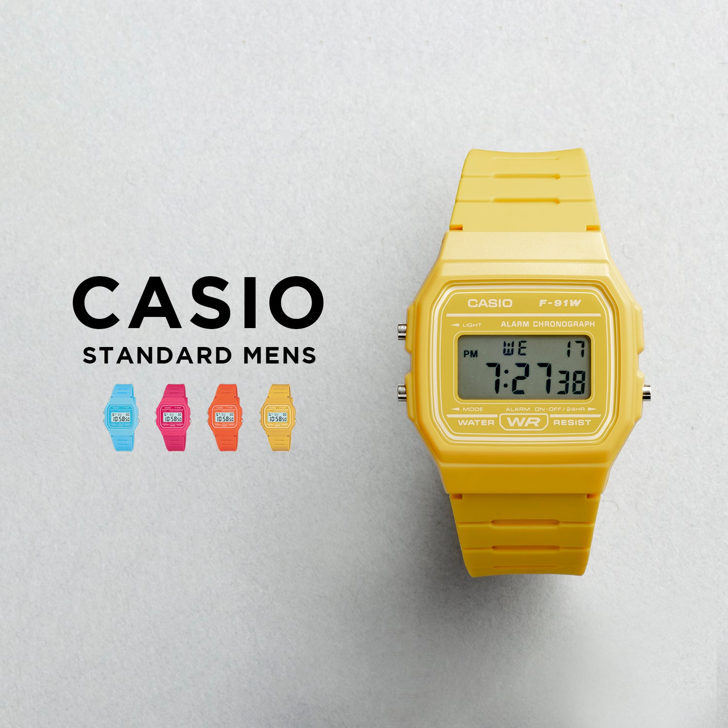 CASIO STANDARD MENS F-91WC 腕時計 f-91wc_1