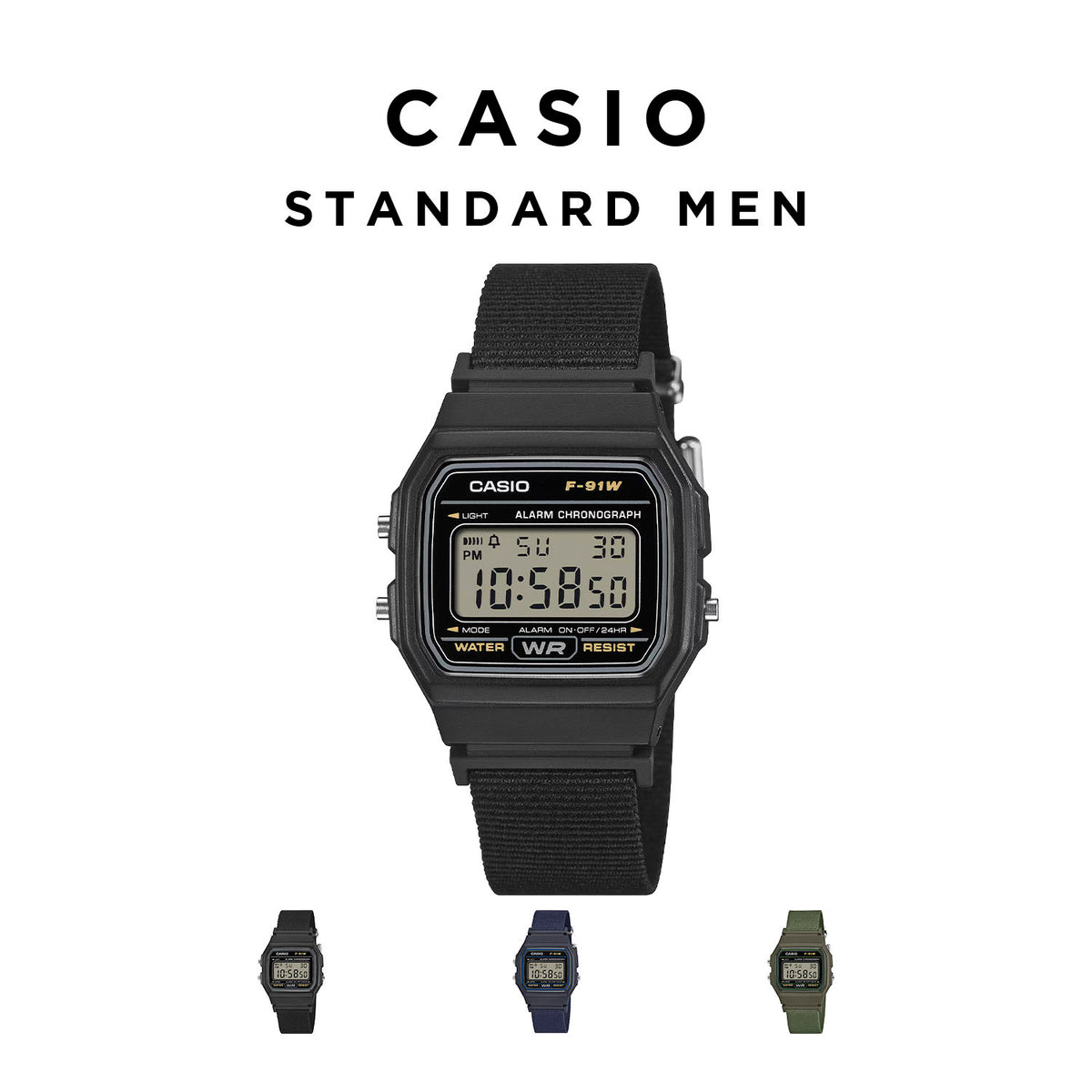 CASIO カシオ F-91WF デジタル メンズ 腕時計