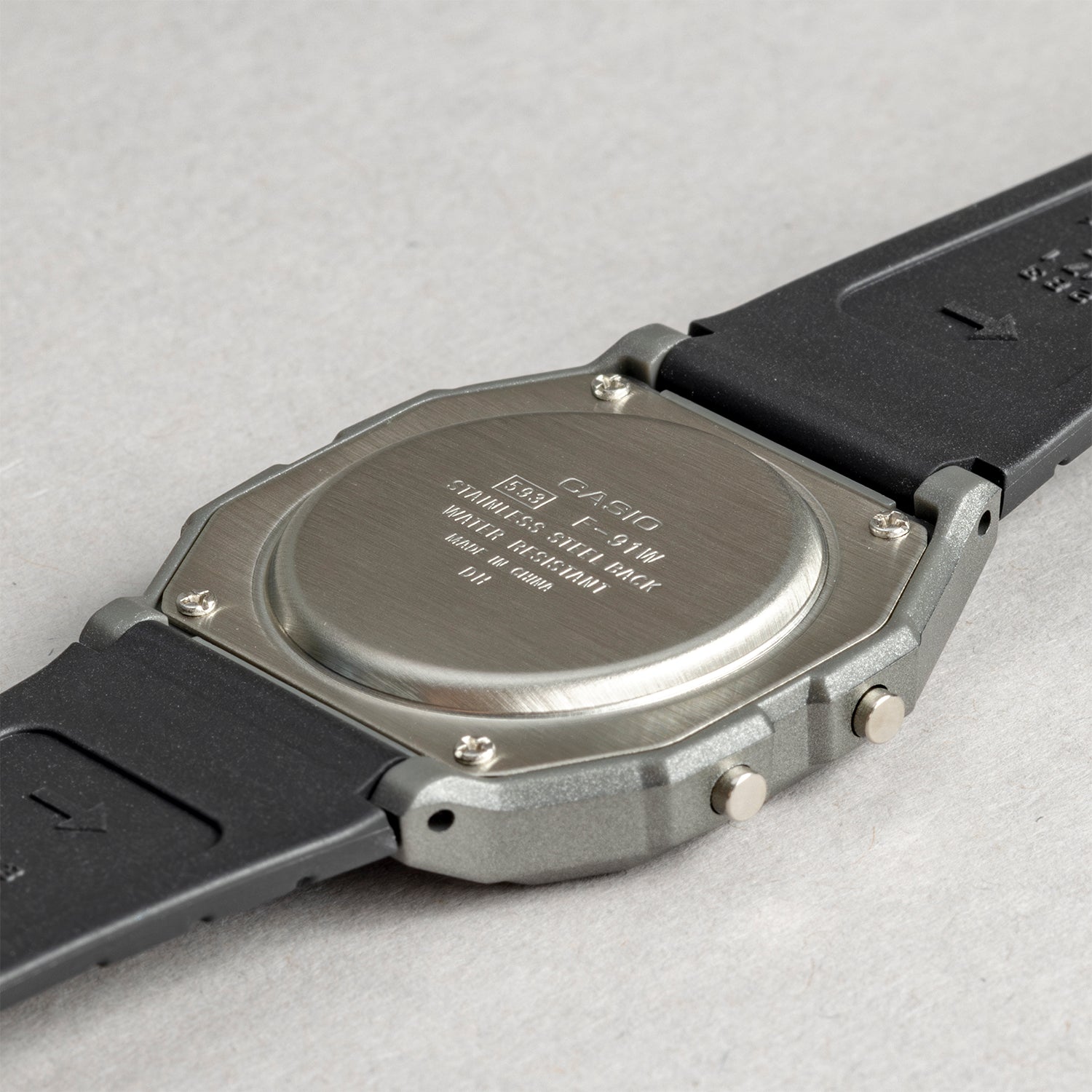 CASIO カシオ F-91WM-1B ブラック ブラック文字盤 デジタル ユニセックス 腕時計